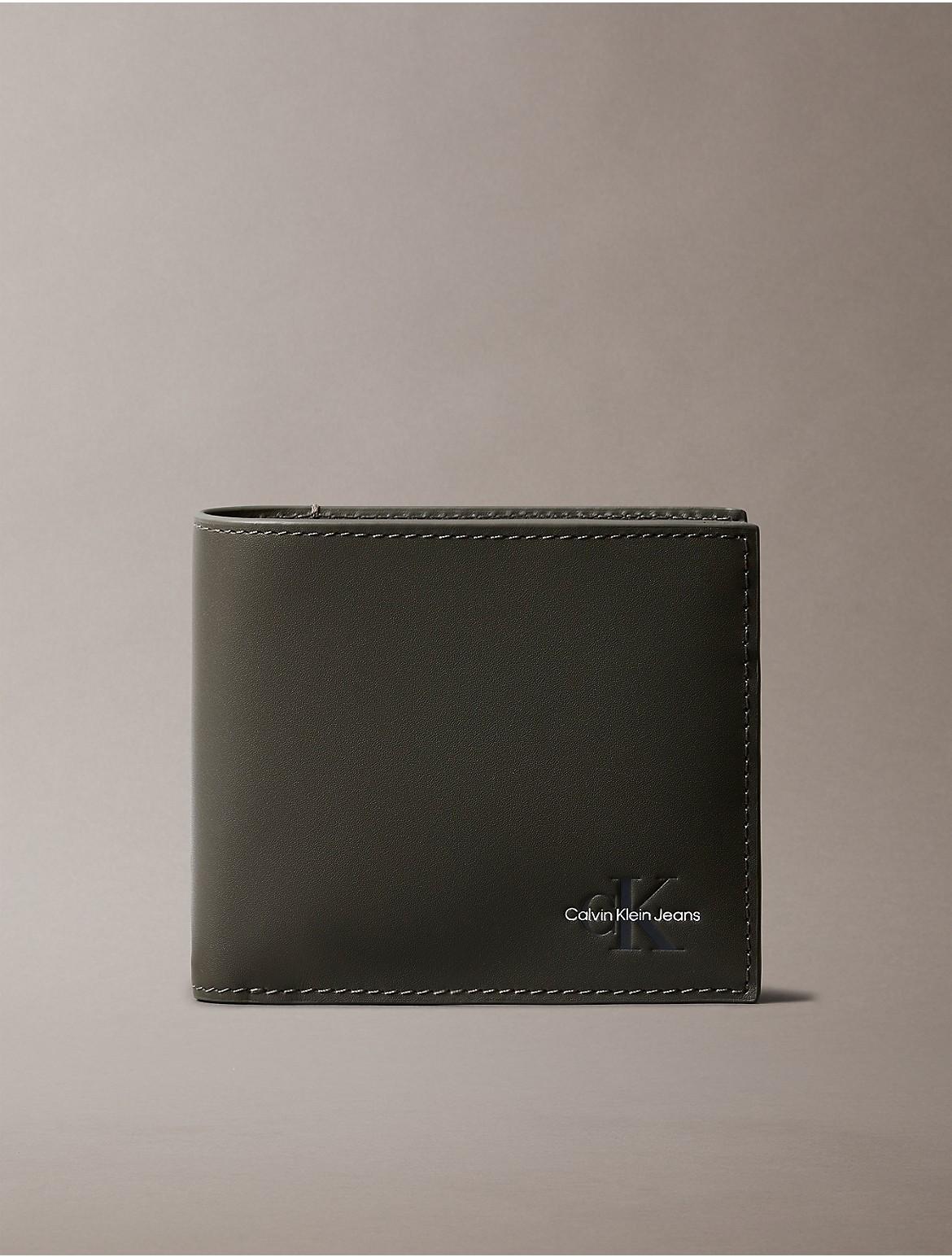 Calvin Klein Mens Monogram Logo Bifold Wallet - Black Product Image