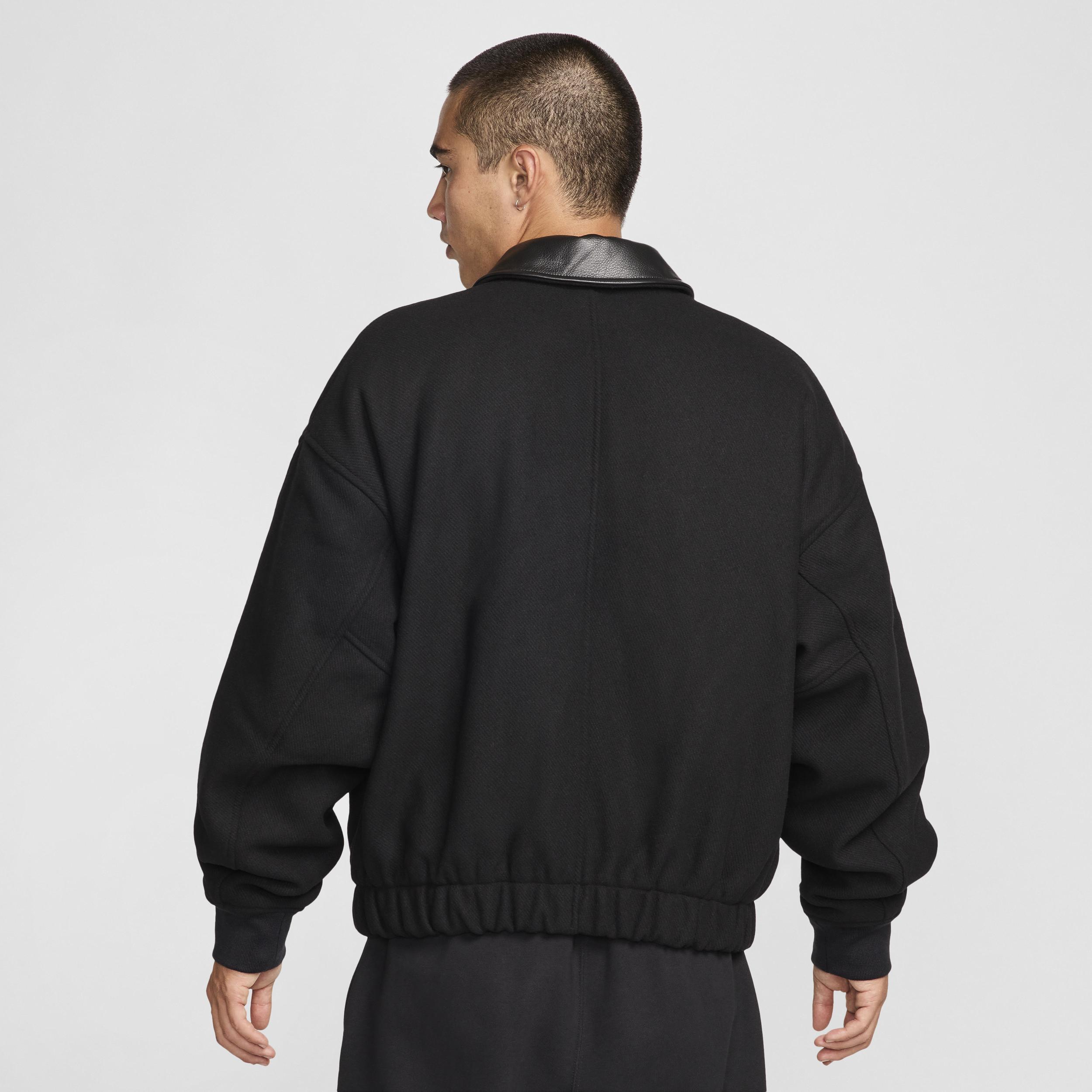 Nike Solo Swoosh Men's Wool Varsity Jacket Product Image