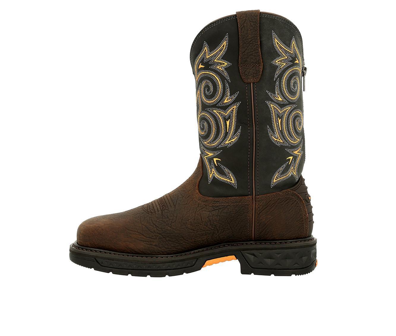 Men's Georgia Boot Carbo-Tec LT Steel Toe Waterproof Pull On Work Boots Product Image
