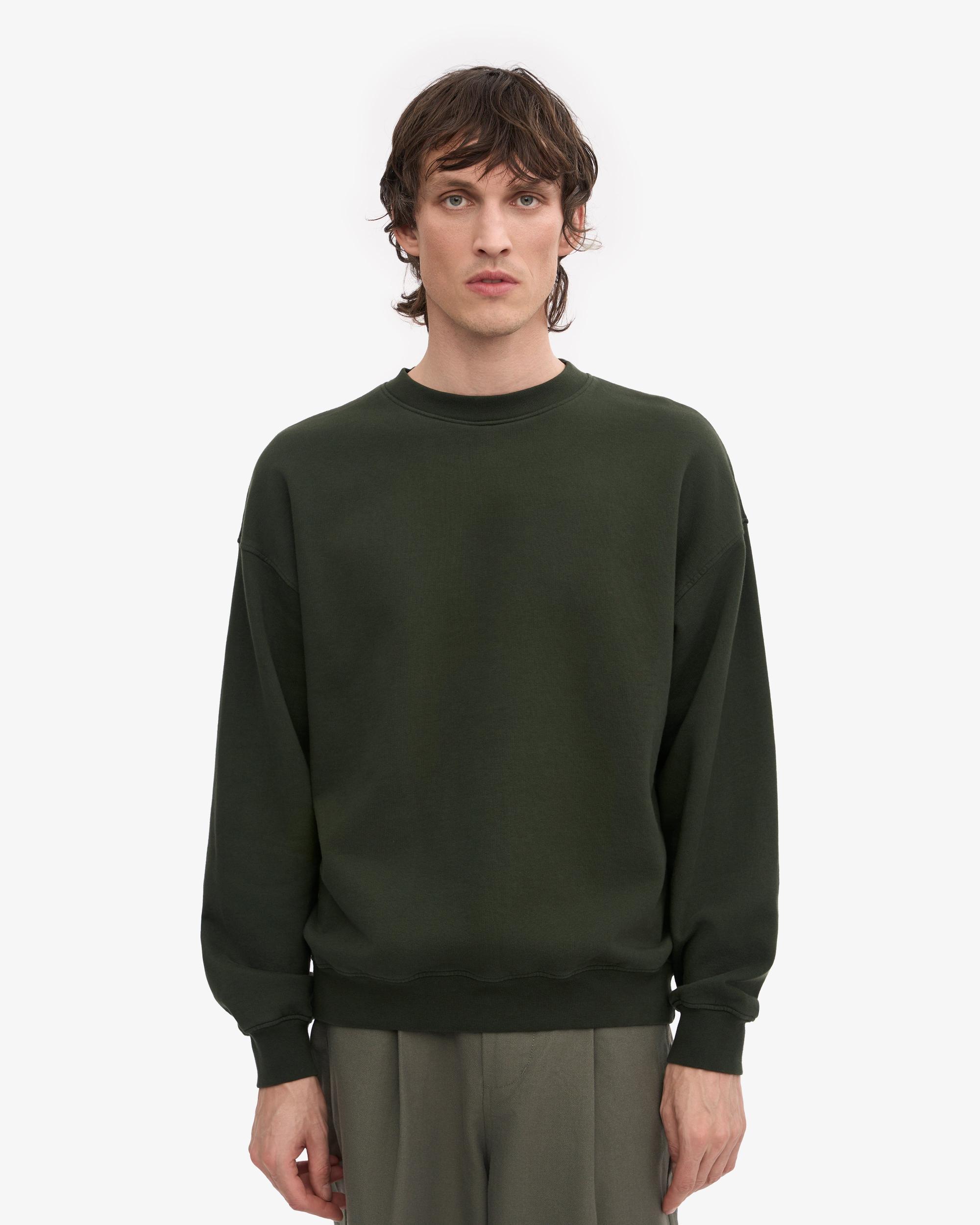 Organic Oversized Crew - Deep Black Product Image