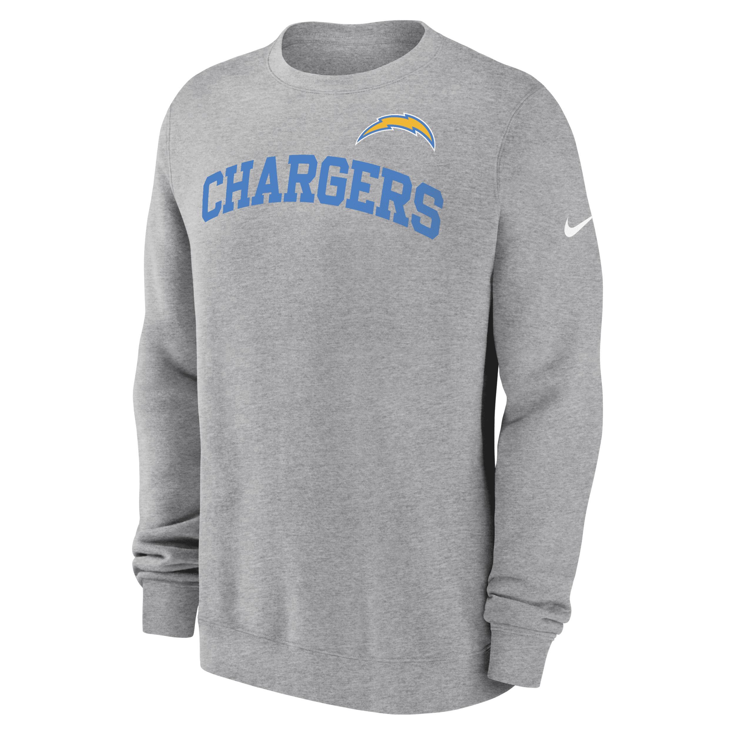 Los Angeles Chargers Club Nike Mens NFL Pullover Crew Product Image