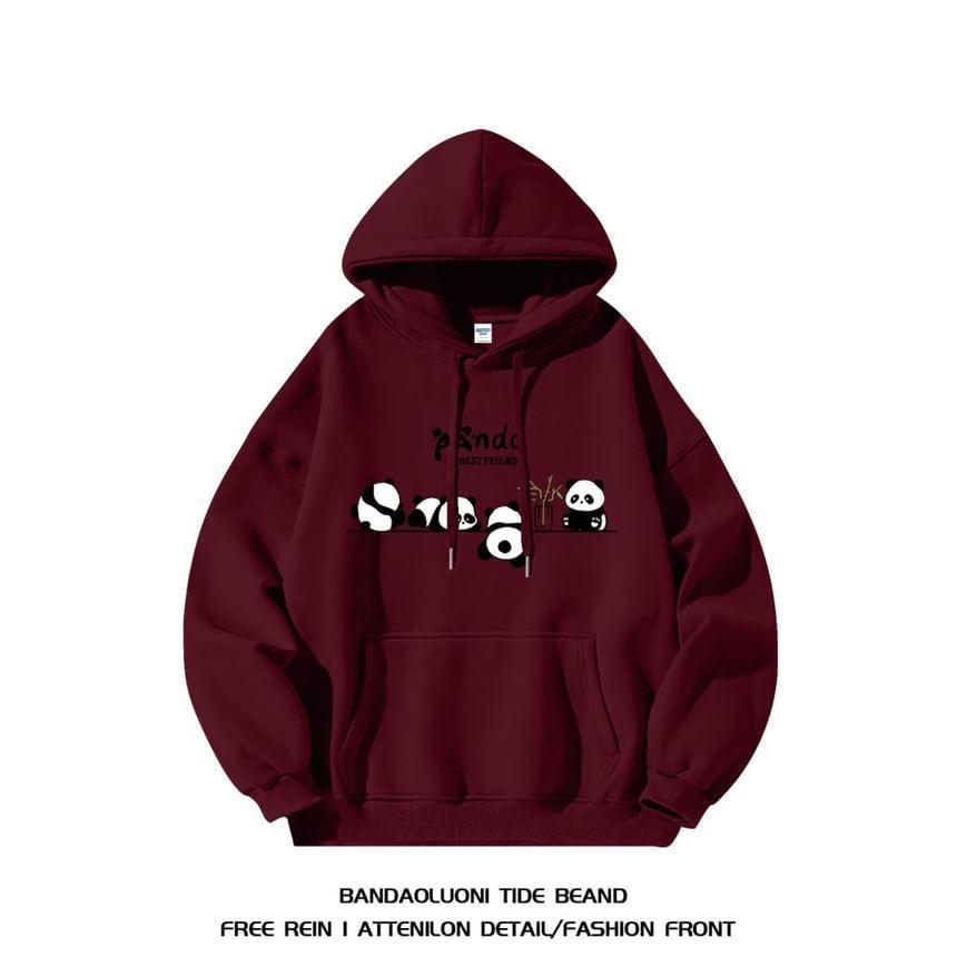 Couple Matching Cartoon Print Hoodie Product Image