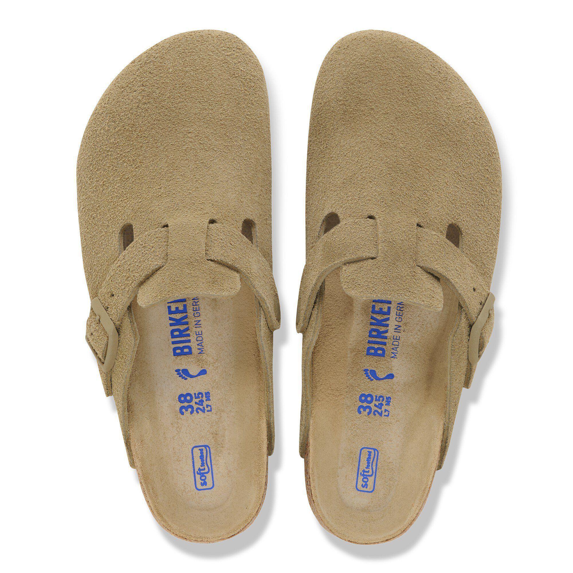 Boston Soft Footbed Suede Leather Faded Khaki Product Image