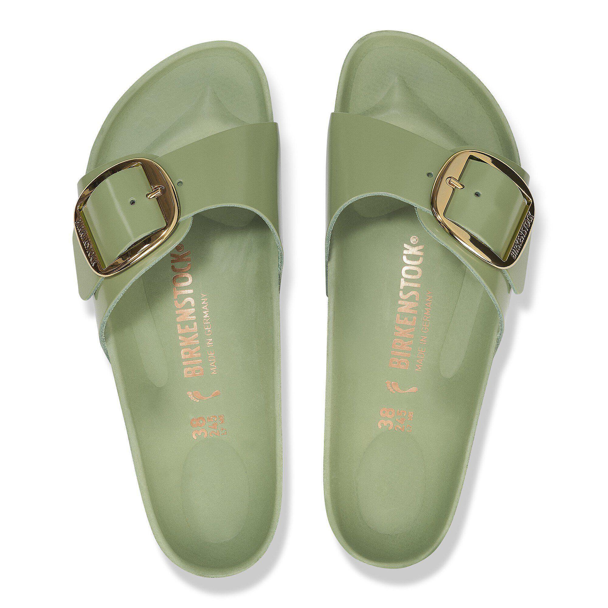 Madrid Big Buckle Natural Leather Patent Product Image