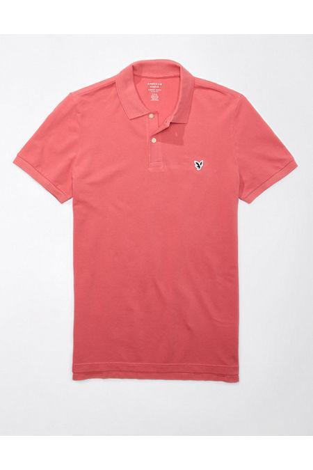 AE Lived-In Slim Fit Pique Polo Shirt Men's Product Image