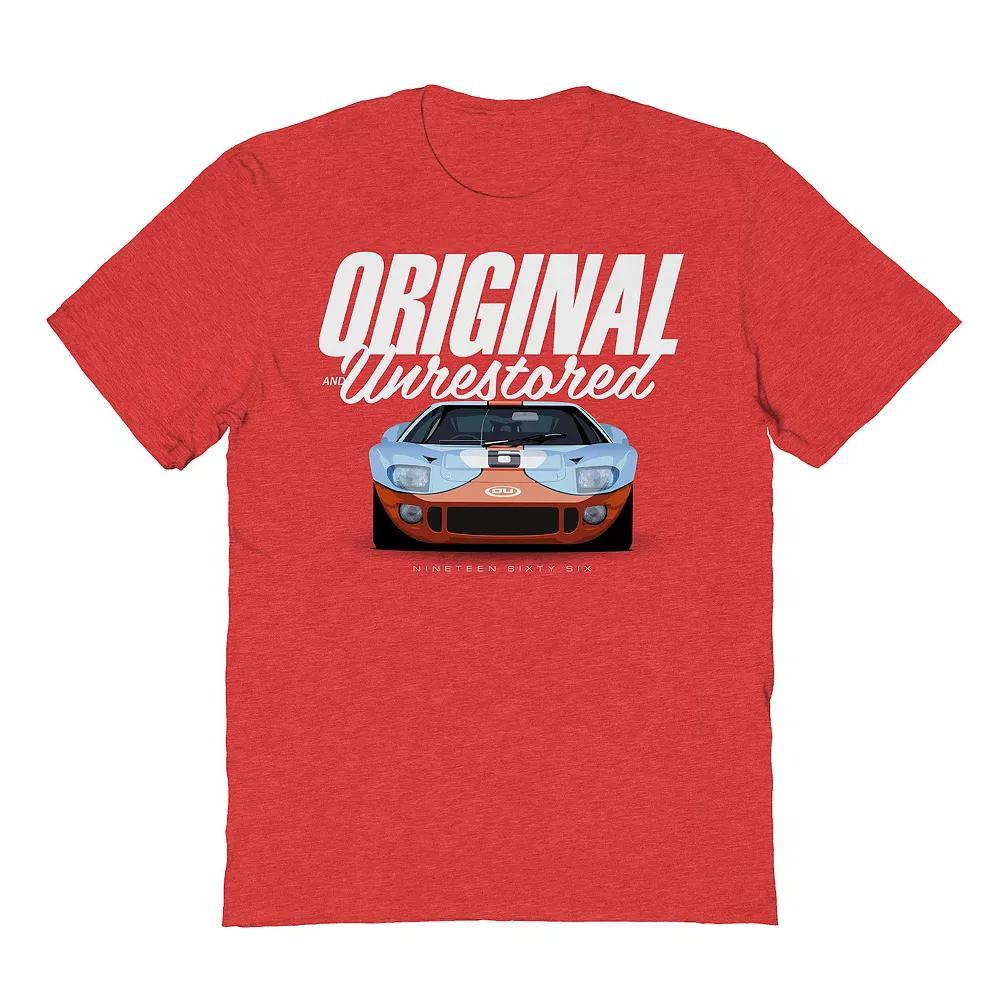 Men's Original & Unrestored 1966 Graphic Tee, Size: Large, Grey Red Product Image
