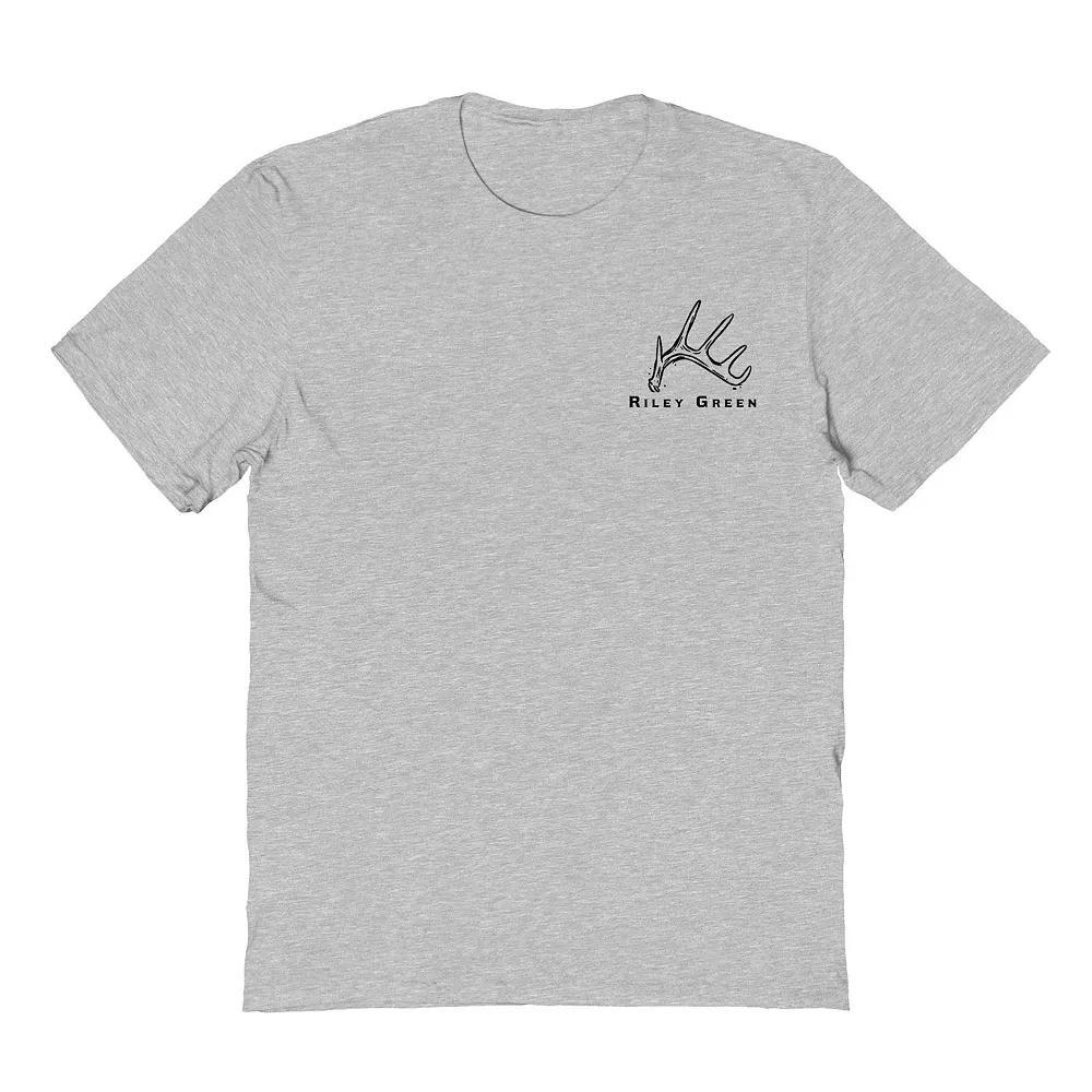 Men's Riley Green Deer Dogger LC Graphic Tee, Size: Medium, Sport Gray Product Image