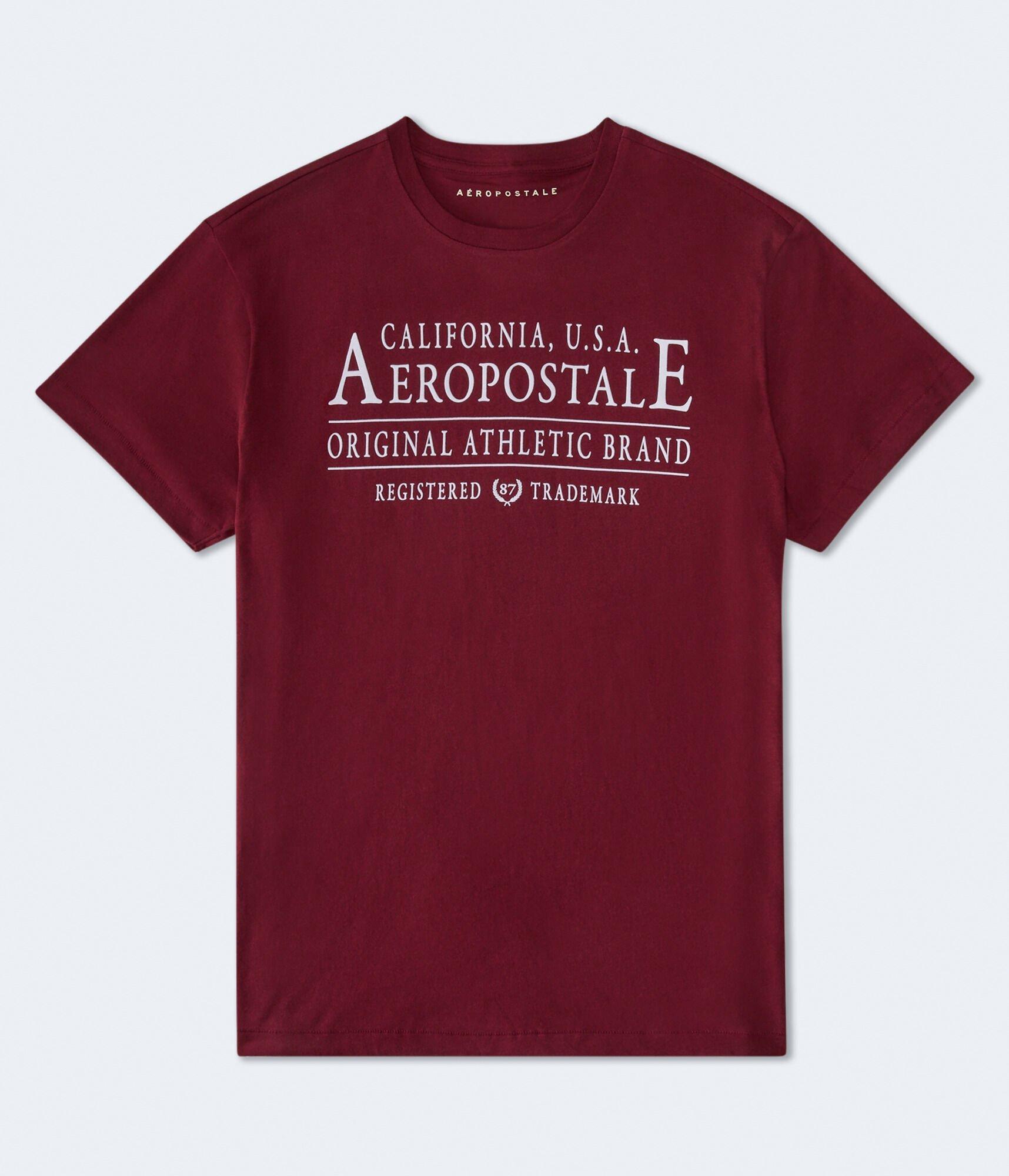 Aeropostale Athletic Brand Flocked Graphic Tee Product Image