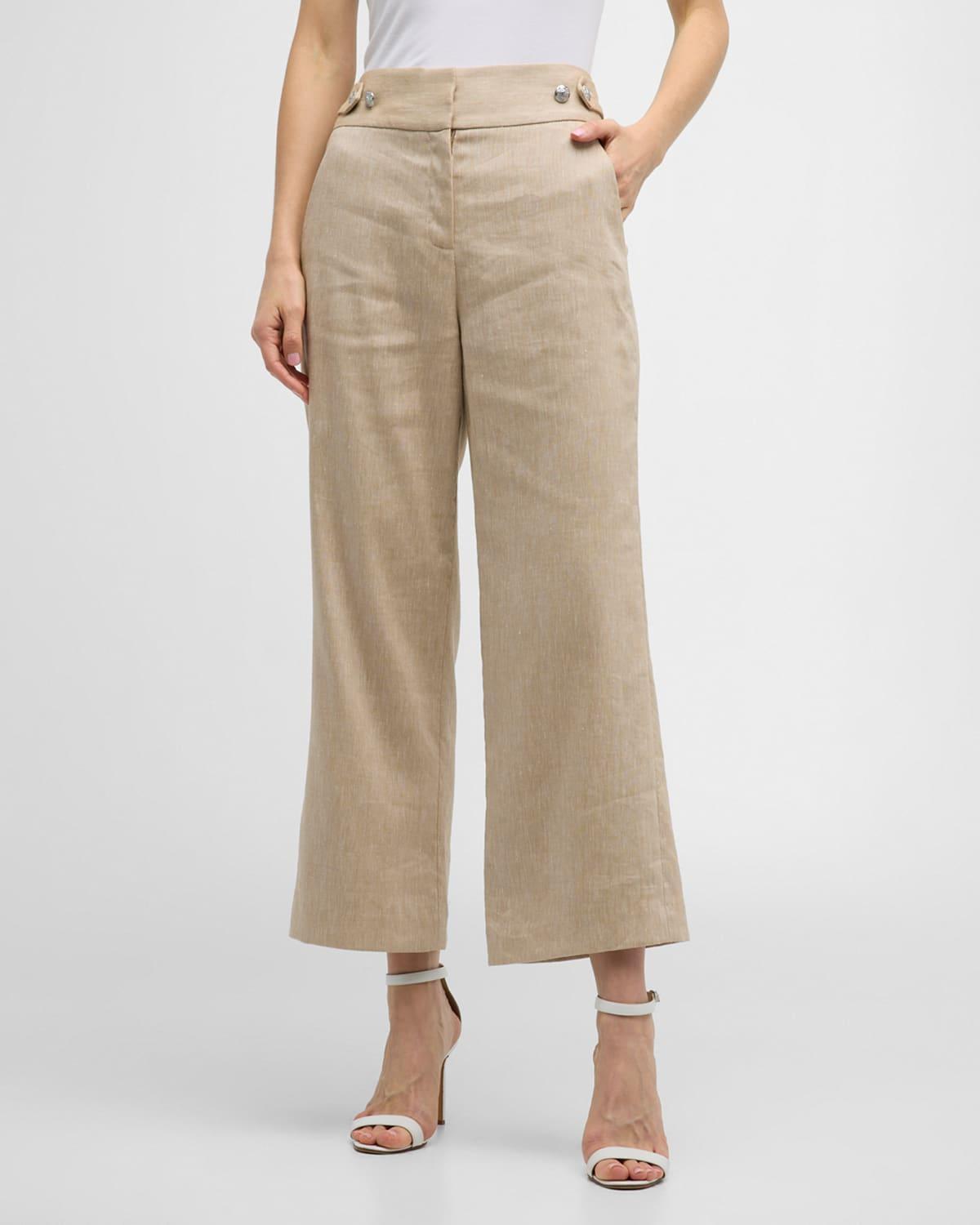 Veronica Beard Aubrie Wide Leg Pants Product Image