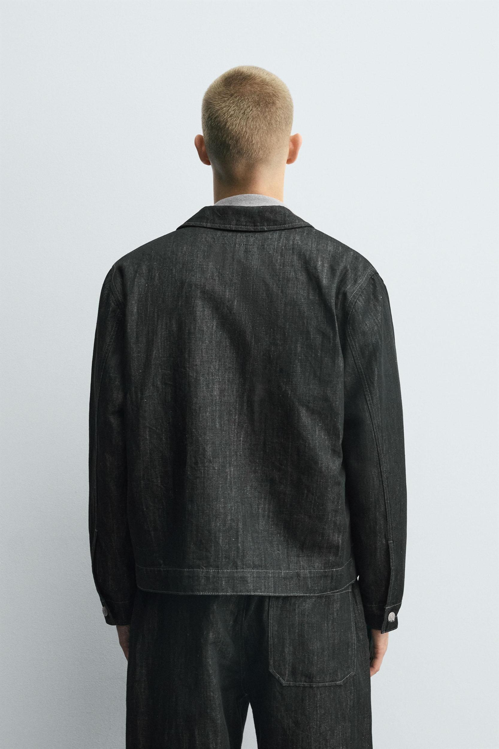 RELAXED FIT DENIM JACKET Product Image