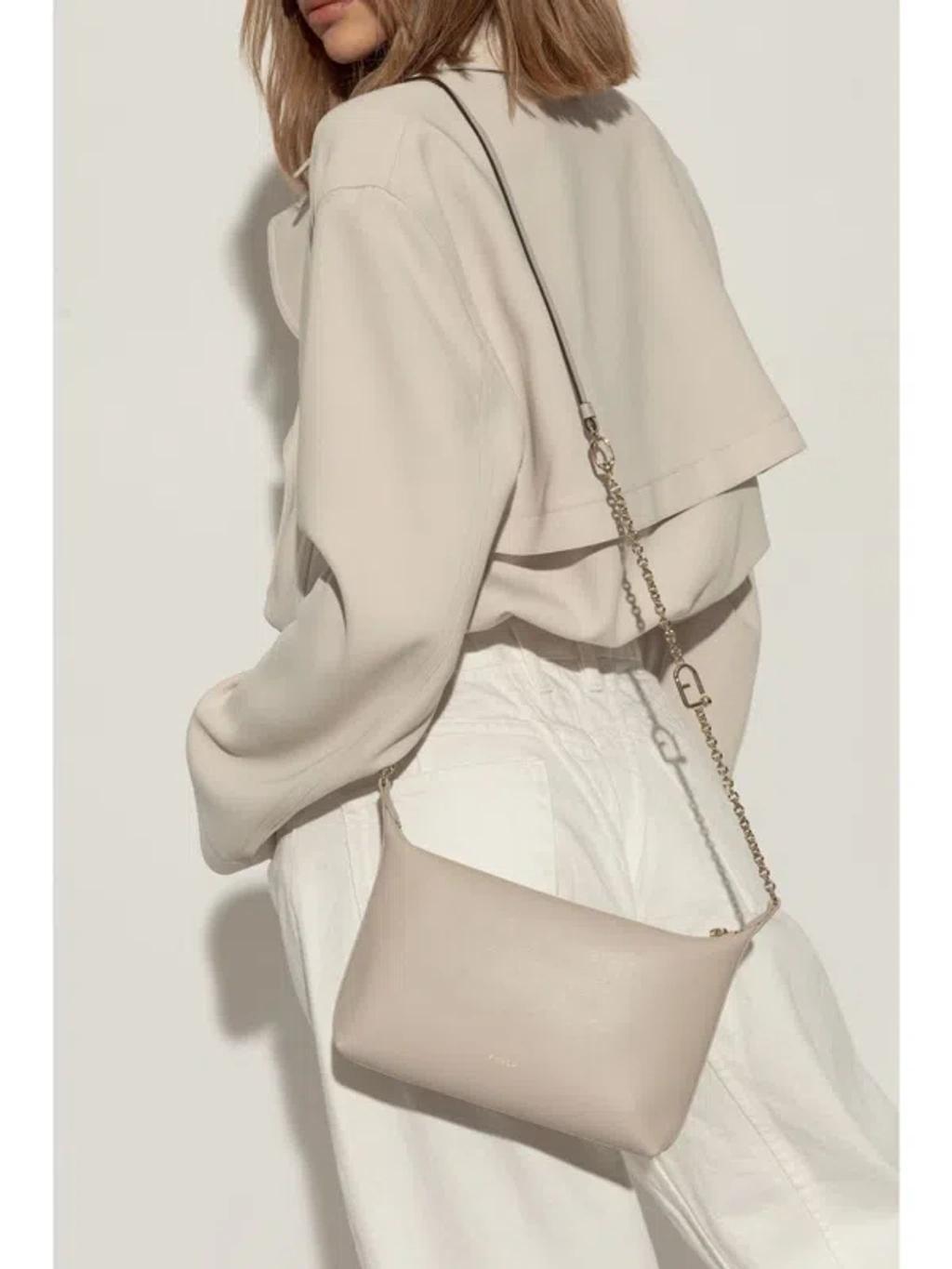 FURLA Nuvola Mini Cross Body Bag In Neutrals Product Image
