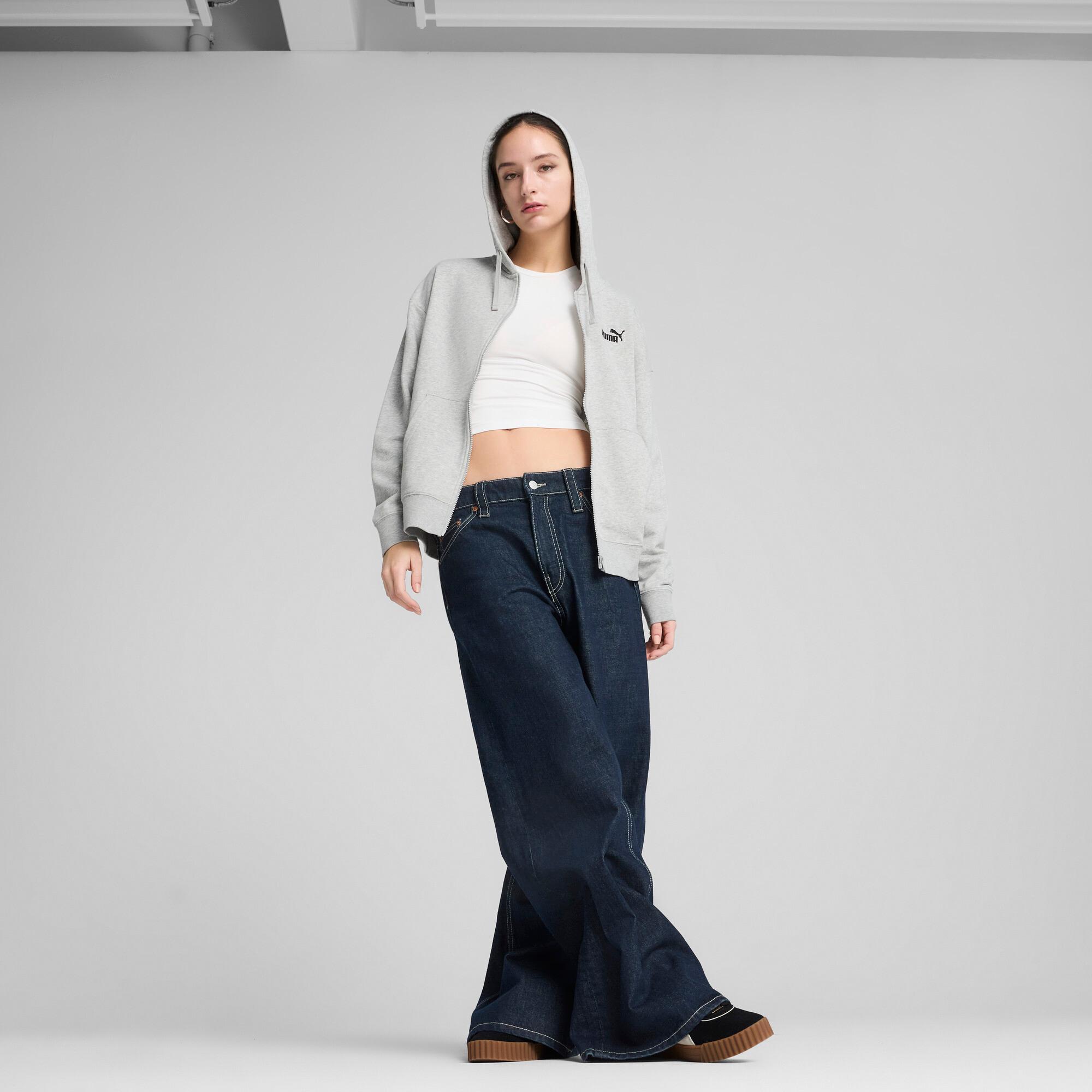 Essentials Small No. 1 Logo French Terry Women's Comfort Full-Zip Hoodie Product Image