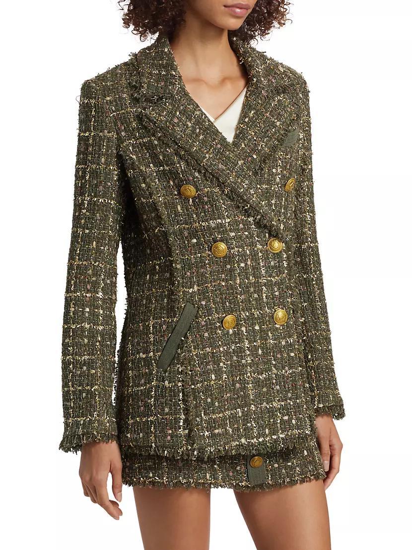 Marsha Tweed Double-Breasted Blazer Product Image