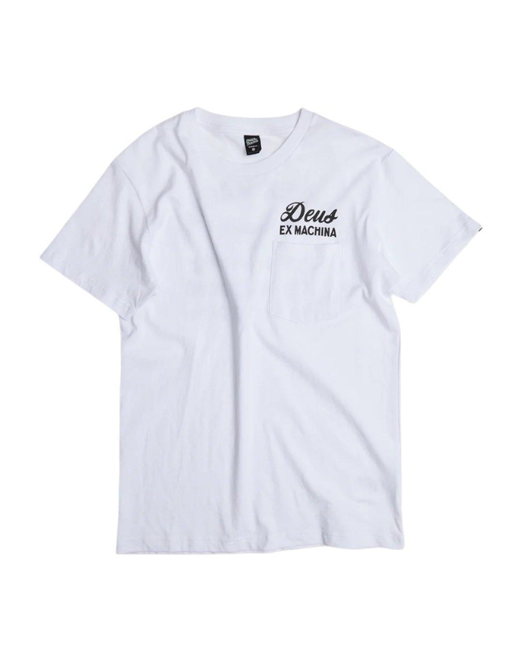 Venice Address Pocket Tee - White Product Image