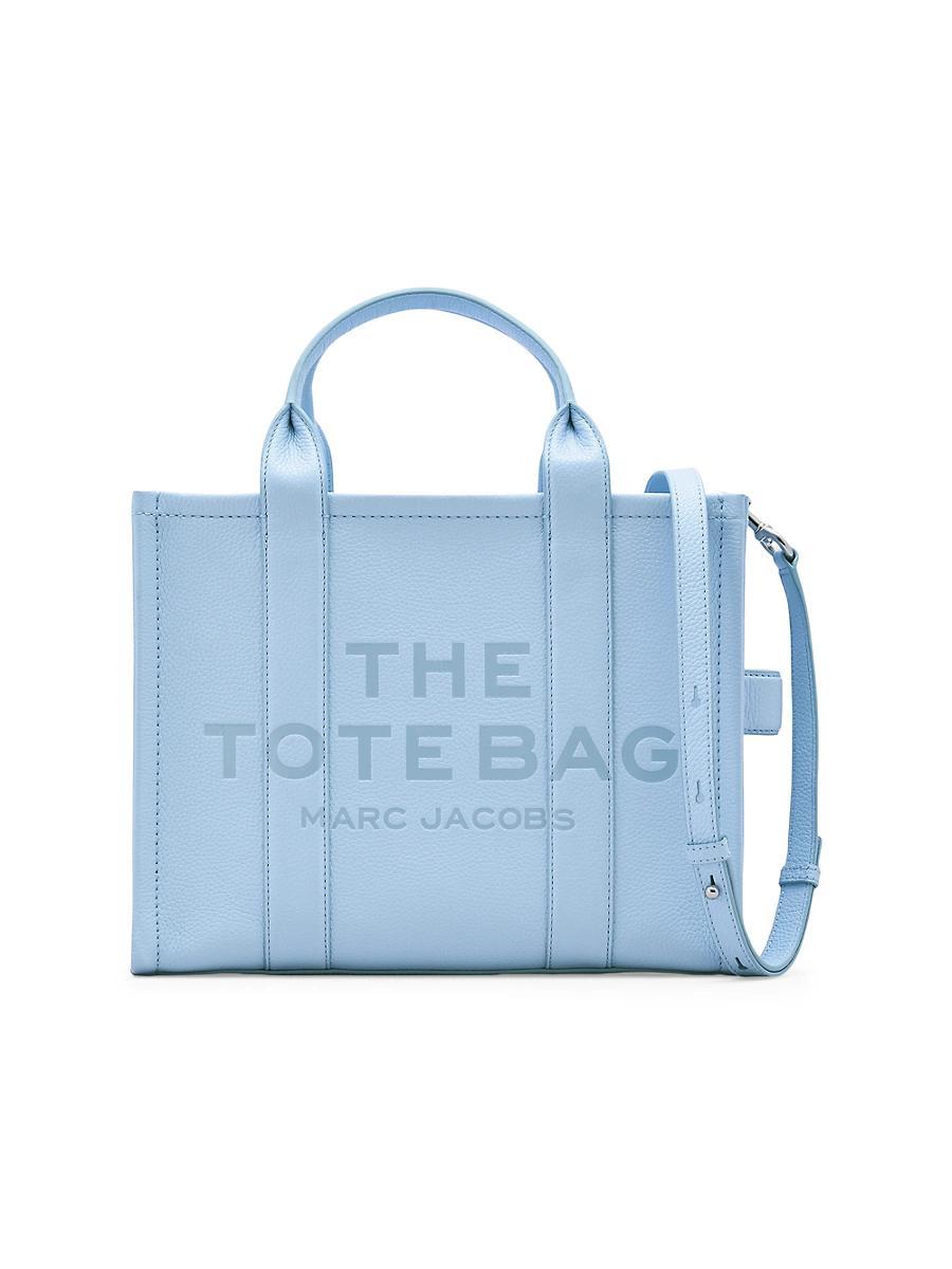 Womens The Leather Medium Tote Bag Product Image