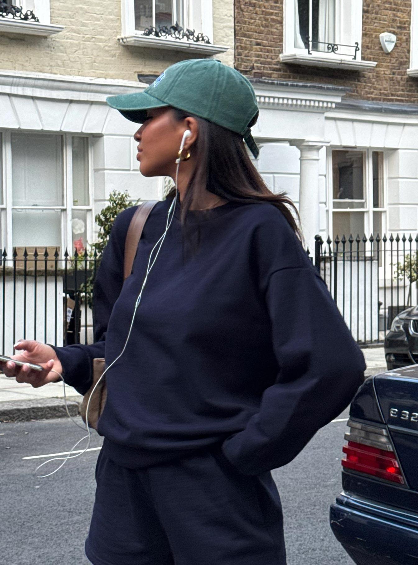 All Day Crewneck Sweatshirt Navy Product Image