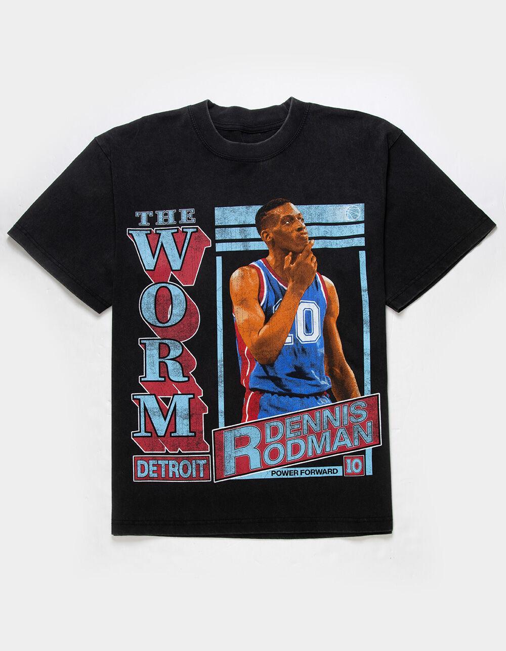 RODMAN Players Card Mens Oversized Tee - BLACK Product Image
