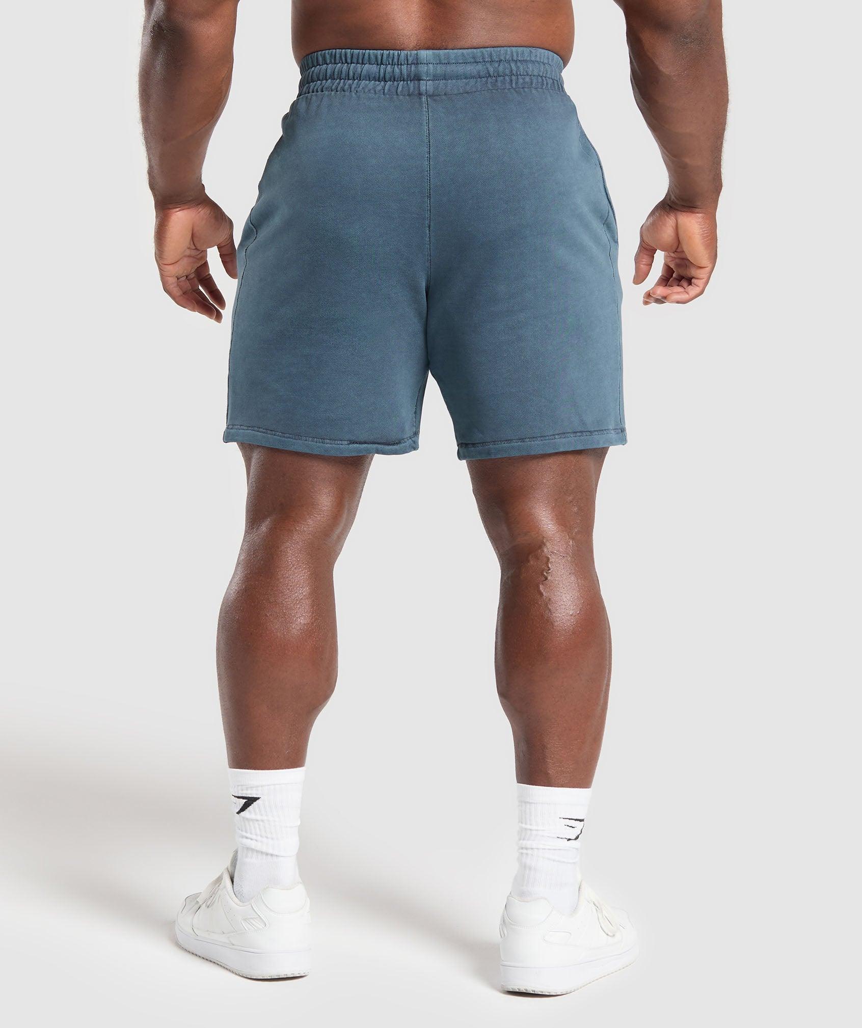 Gymshark Premium Legacy Shorts - Cargo Blue Male Product Image