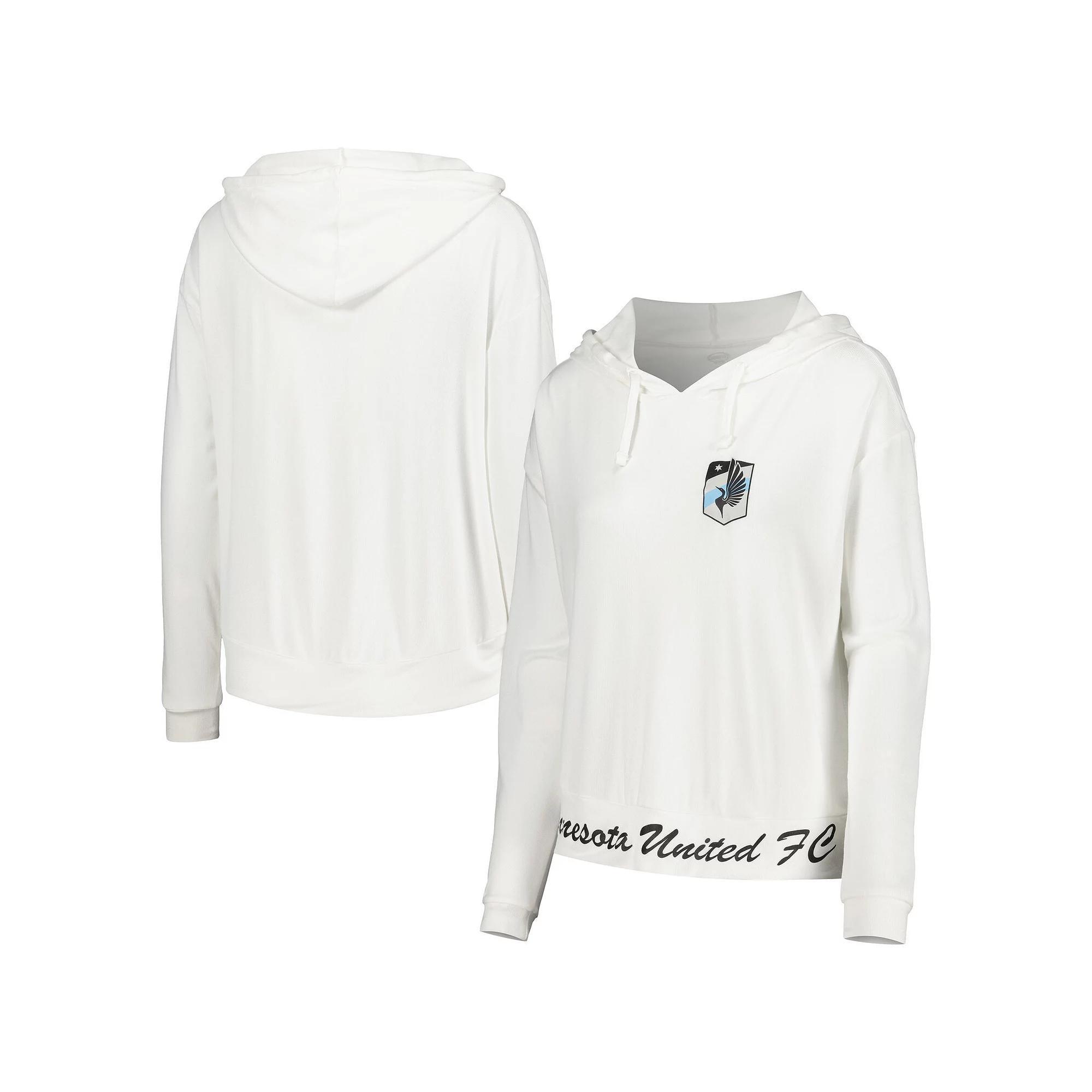 Women's Concepts Sport White Minnesota United FC Accord Hoodie Long Sleeve Top, Size: Small, Mfc White Product Image