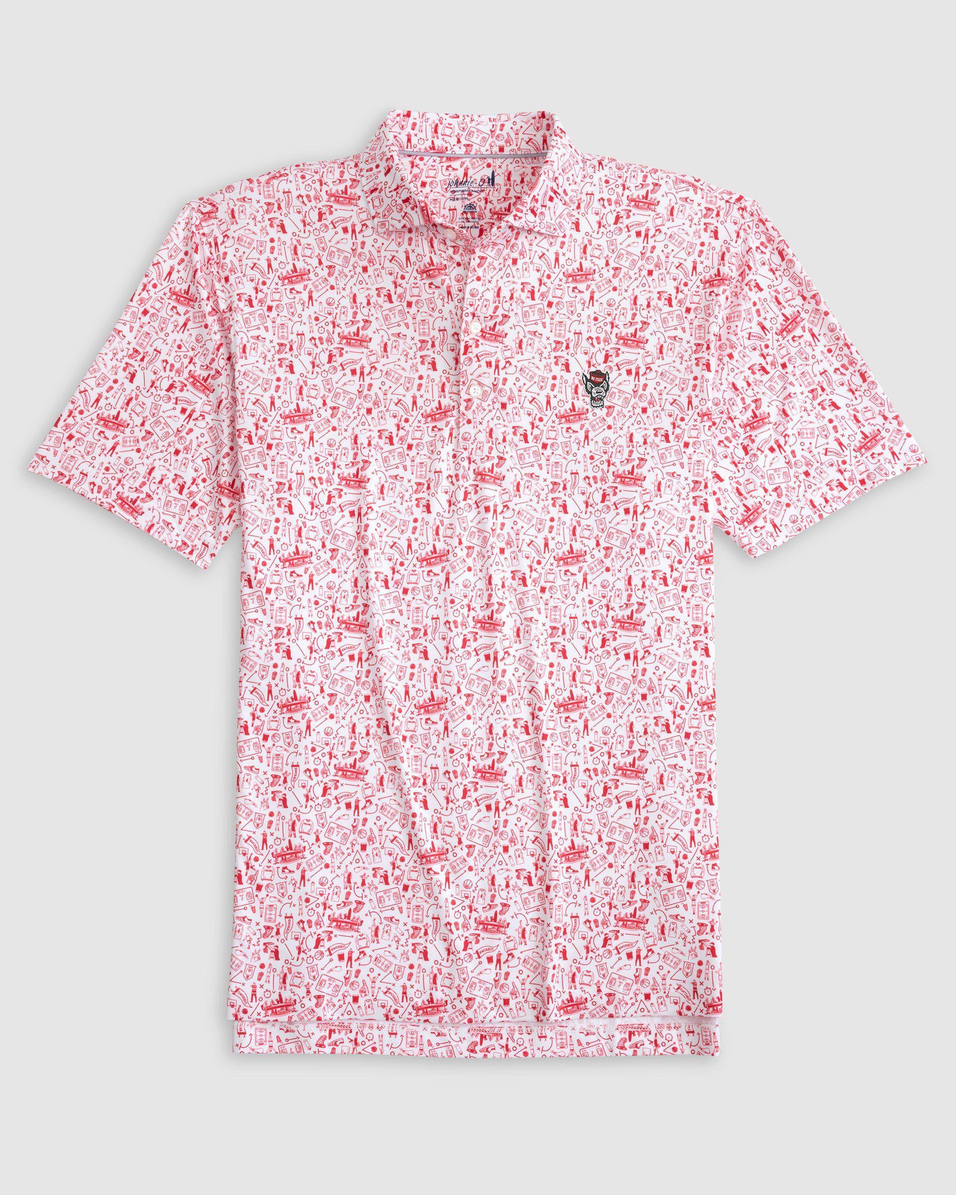 johnnie-O Georgia Hoop There It Is Performance Jersey Polo - Bulldog Head Logo Product Image