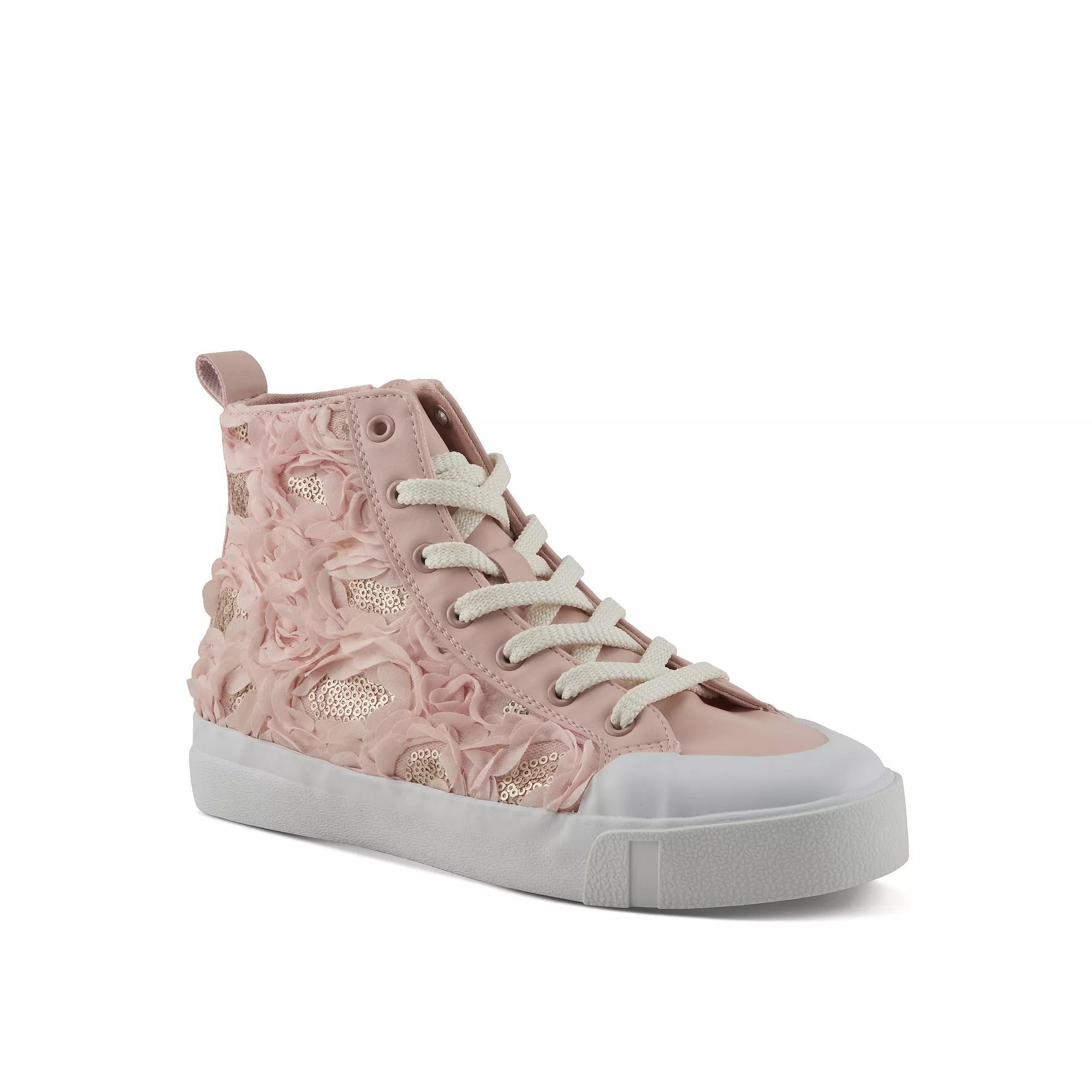 Patrizia Hastings Women's High-Top Sneakers, Size: 40, Pink Product Image