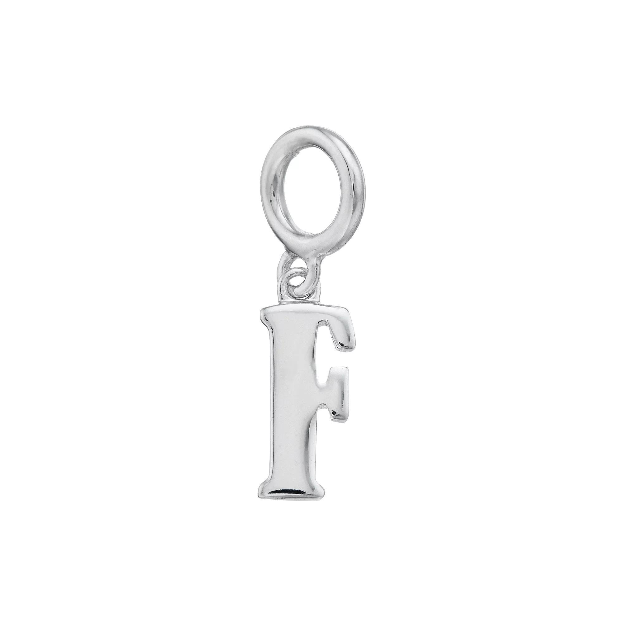 Lavish by TJM Sterling Silver Initial Letter Charm, Women's, Sterling Q Product Image
