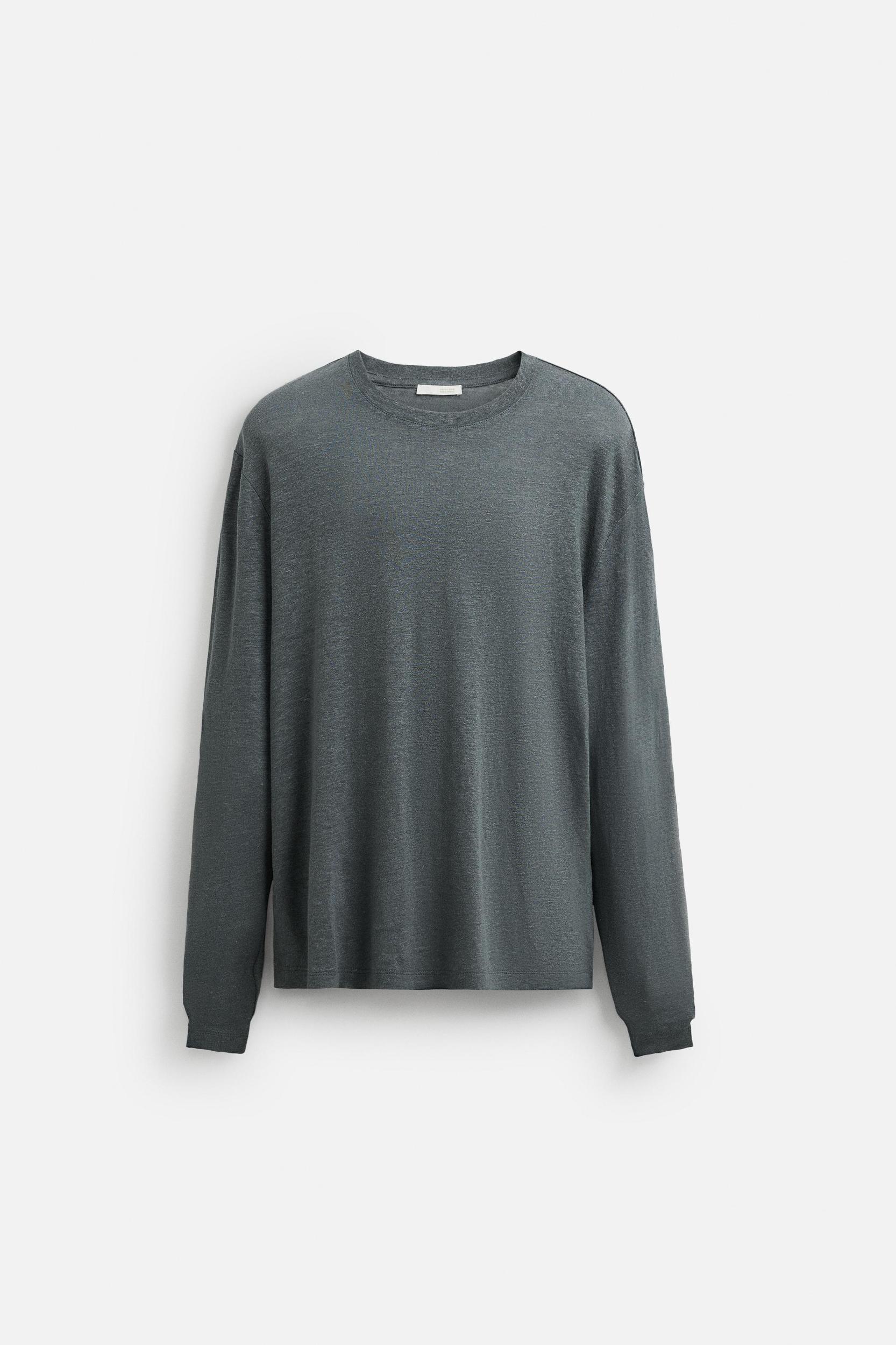 LINEN BLEND T-SHIRT Product Image