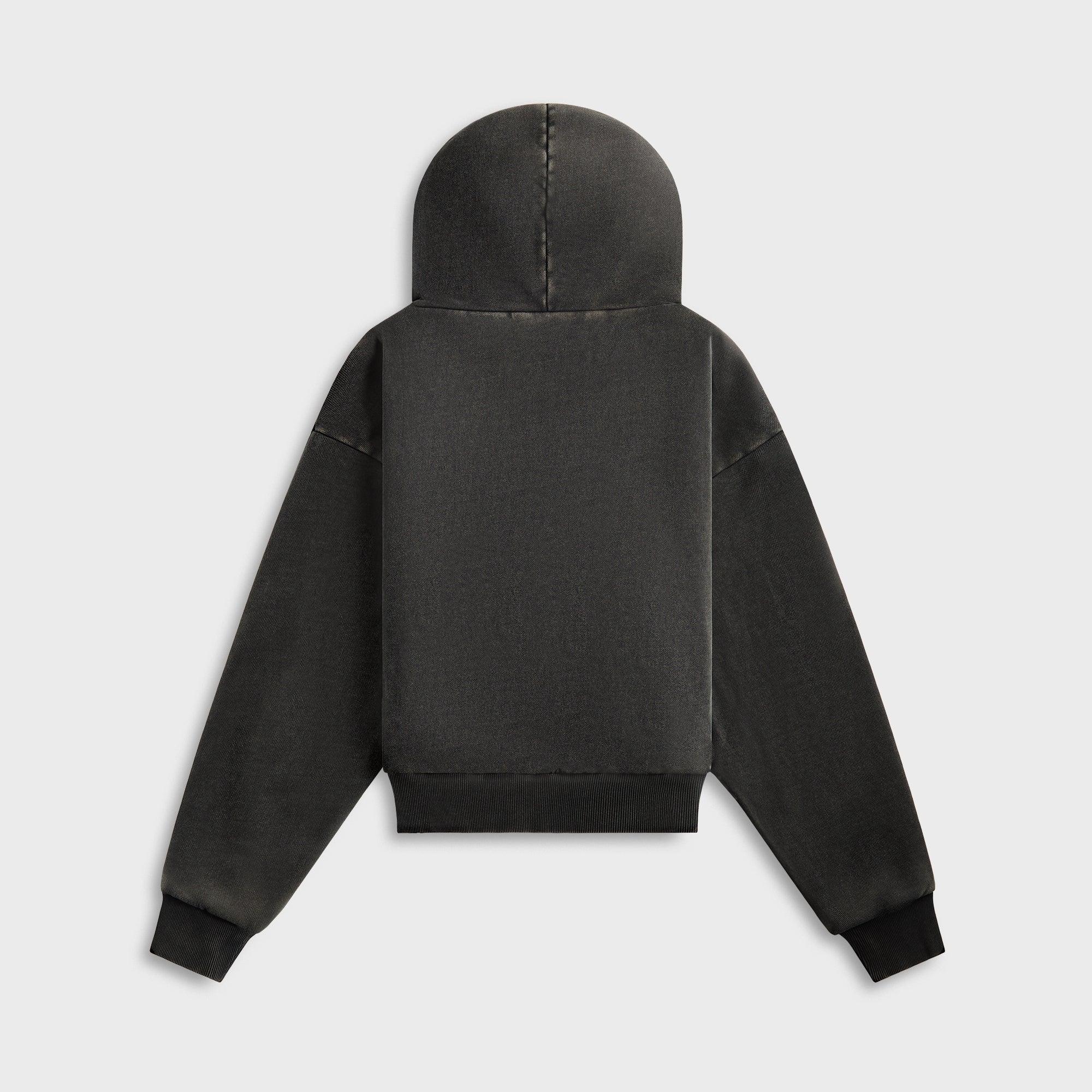 Entire Studios Thermal Hoodie - Washed Black Male Product Image