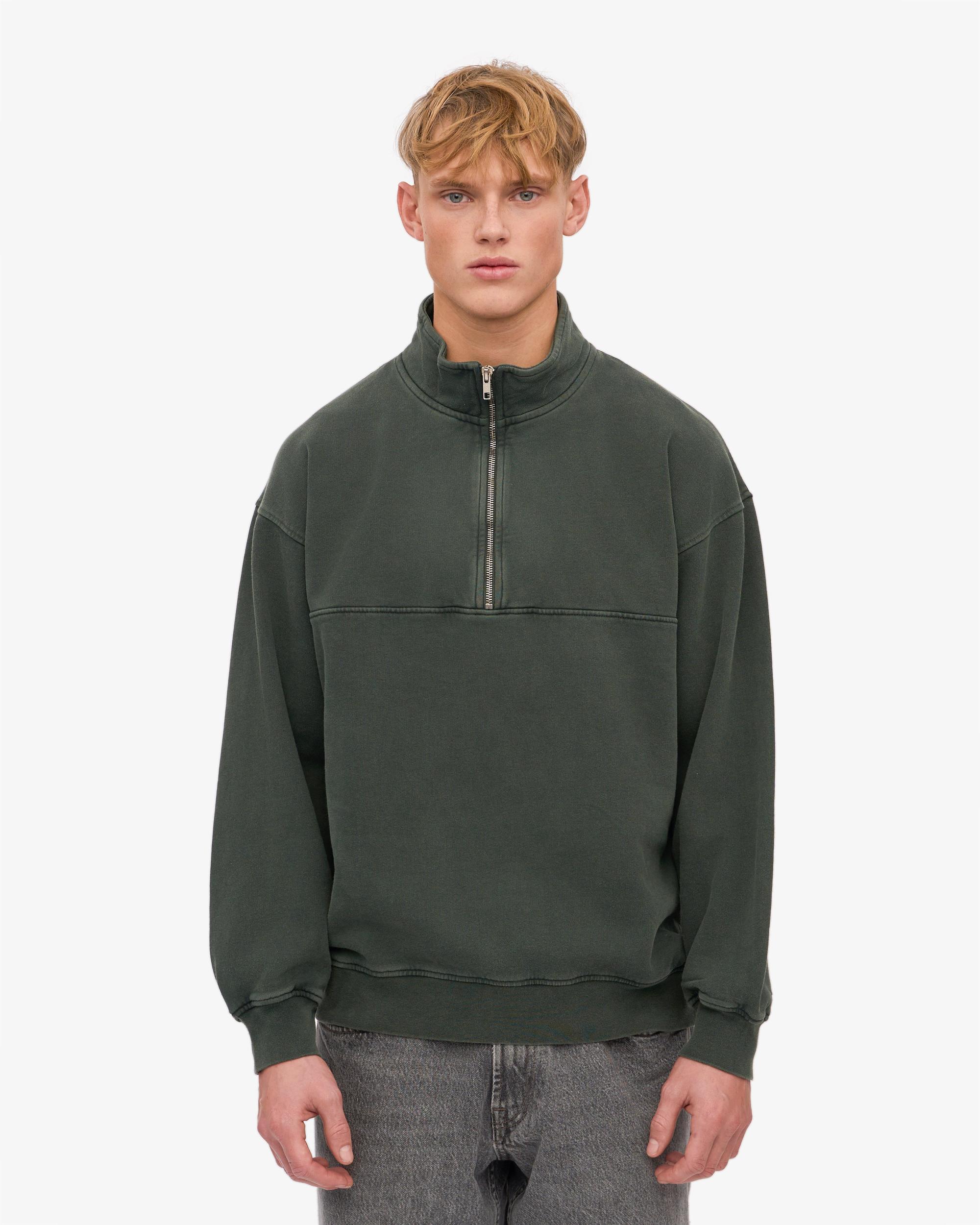 Organic Quarter Zip - Midnight Forest Product Image