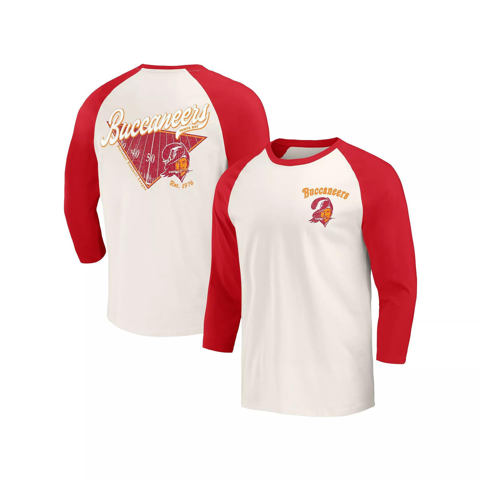 Men's Darius Rucker Collection by Fanatics Navy/White Chicago White Sox Cooperstown Collection Raglan 3/4-Sleeve T-Shirt, Size: Medium, Blue Product Image