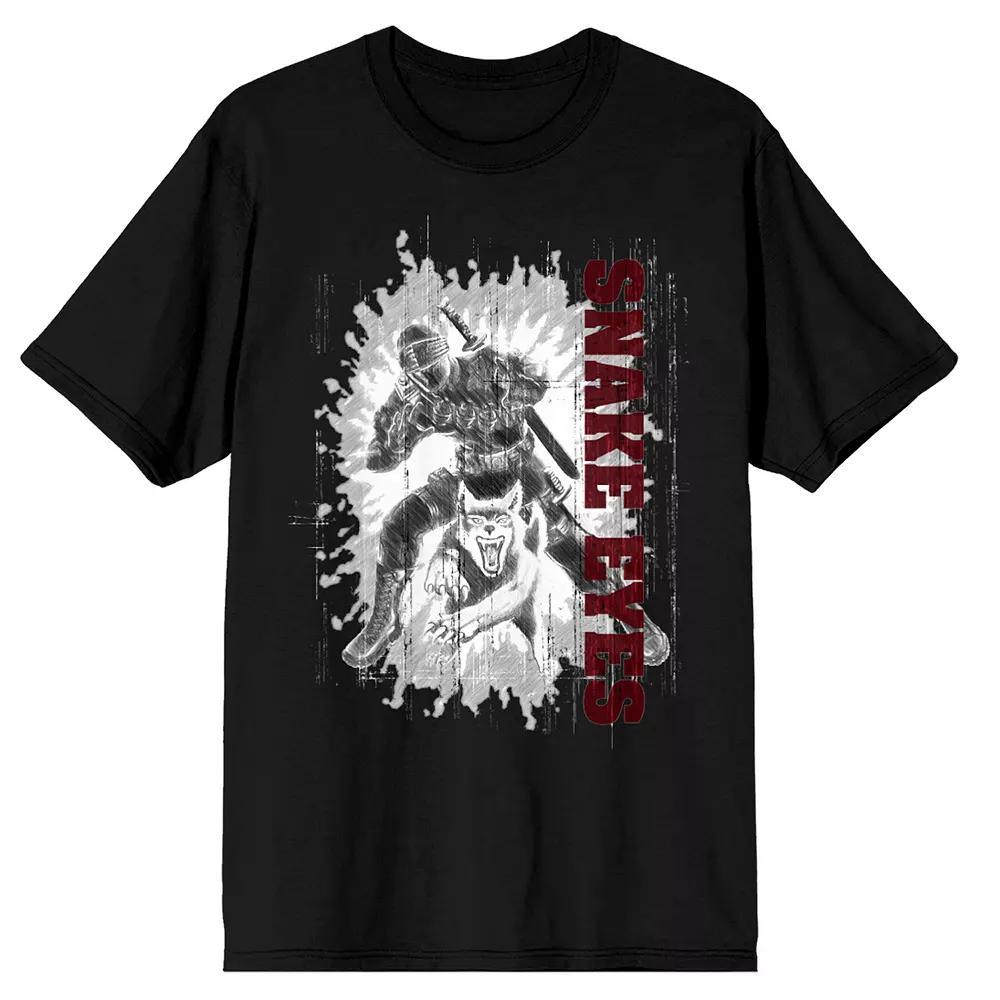 Men's G.I. Joe Snake Eyes Graphic Tee, Size: XL, Black Product Image