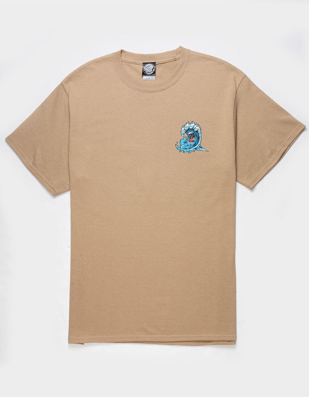 SANTA CRUZ Screaming Wave Mens Tee - SAND Product Image