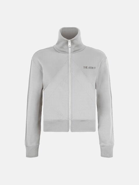 Melange grey long pants Product Image