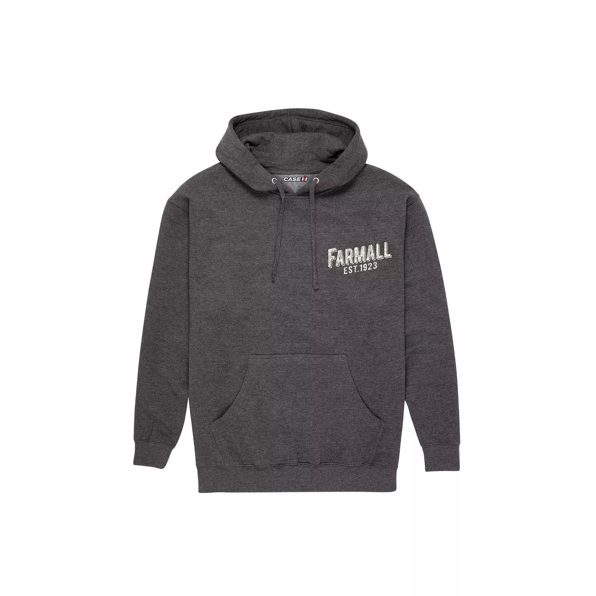Mens Case IH Dependability Hoodie Heather Grey Product Image