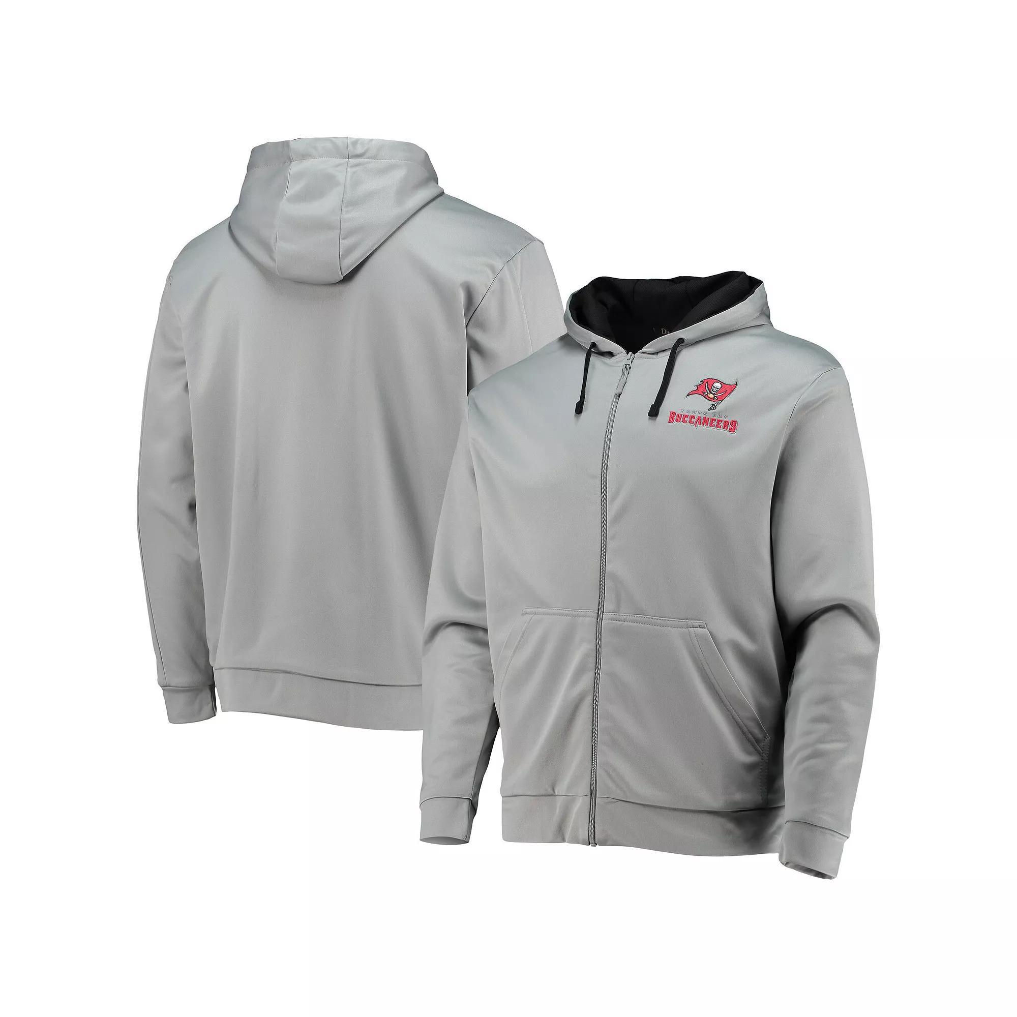 Men's Dunbrooke Gray/Black Tampa Bay Buccaneers Apprentice Full-Zip Hoodie, Size: Large, Grey Product Image