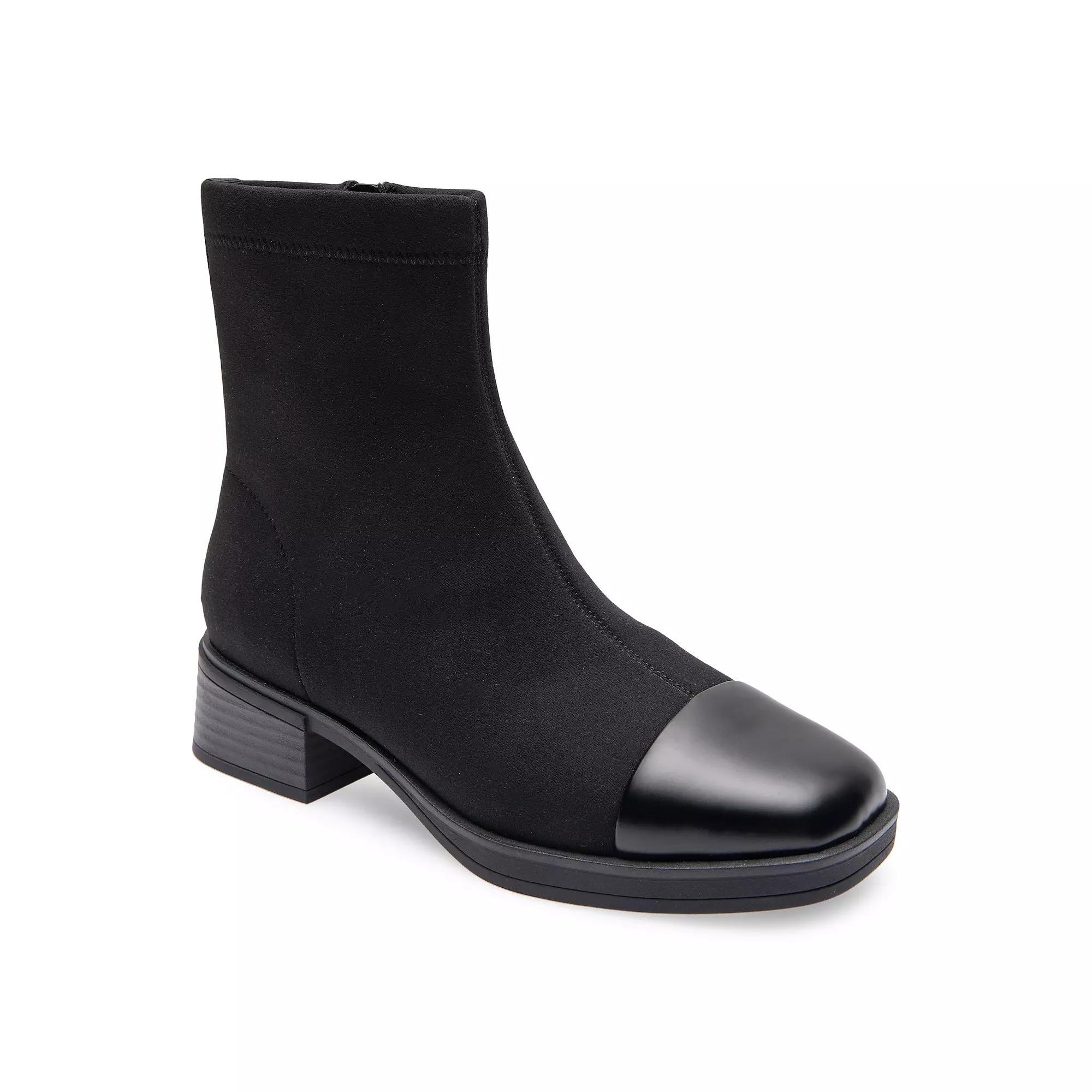 Aerosoles Dimmi Women's Ankle Boots, Size: 9, Black Stretch Fabric Product Image