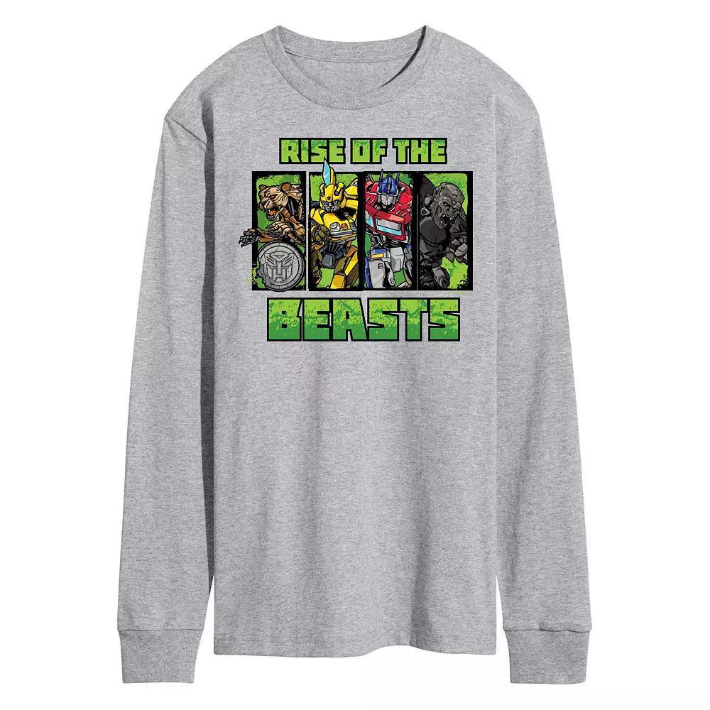 Mens Transformers Rise Of The Beasts Long Sleeve Graphic Tee Product Image