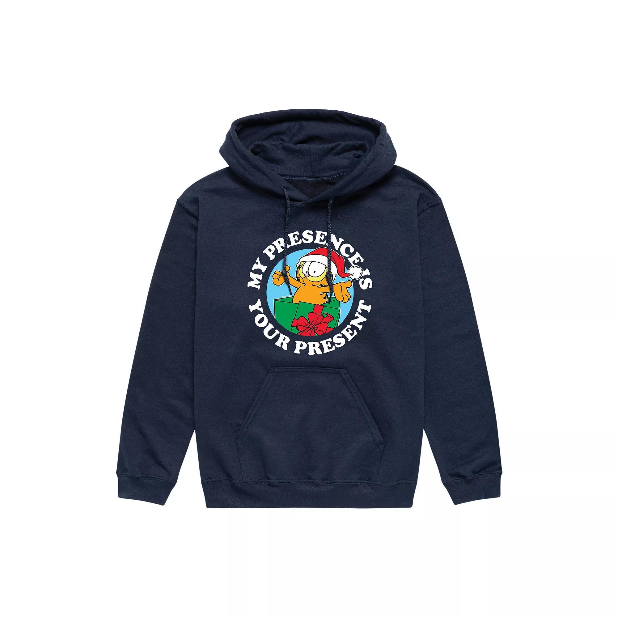 Mens Garfield Presence Present Hoodie Blue Product Image