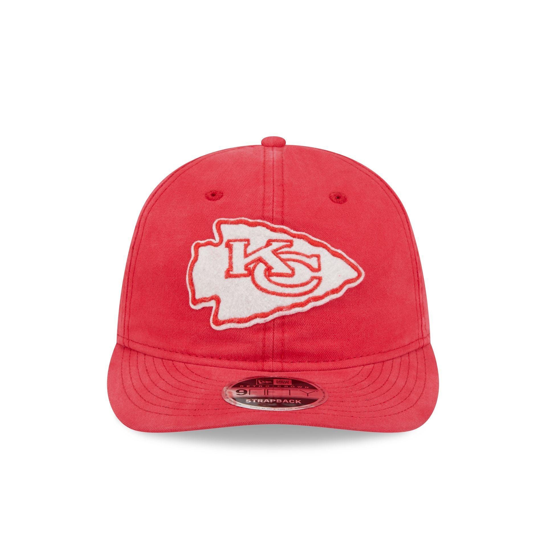 Kansas City Chiefs Canvas Felt Retro Crown 9FIFTY Adjustable Hat Male Product Image