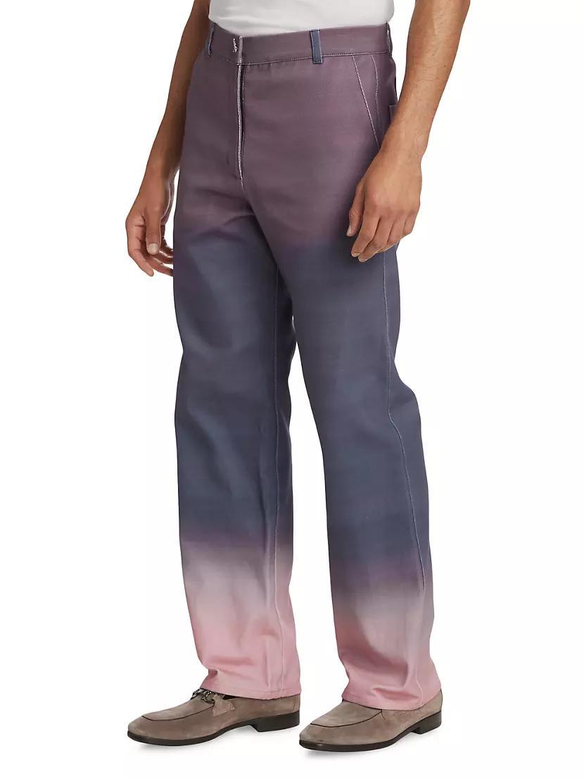 Mens Gradient Wide-Leg Pants Product Image
