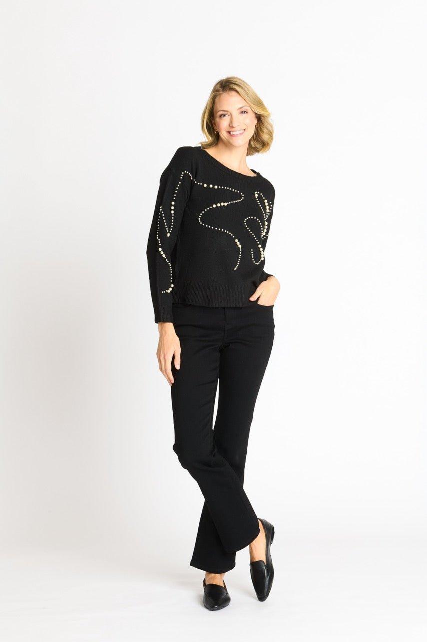 Pearl Swirl Crewneck Sweater Product Image