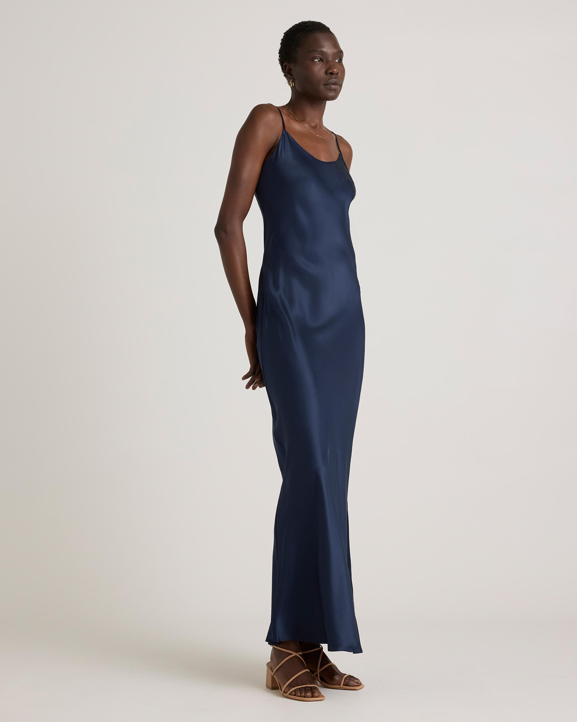 Quince | Women's Maxi Slip Dress Size XL, Mulberry Silk Product Image