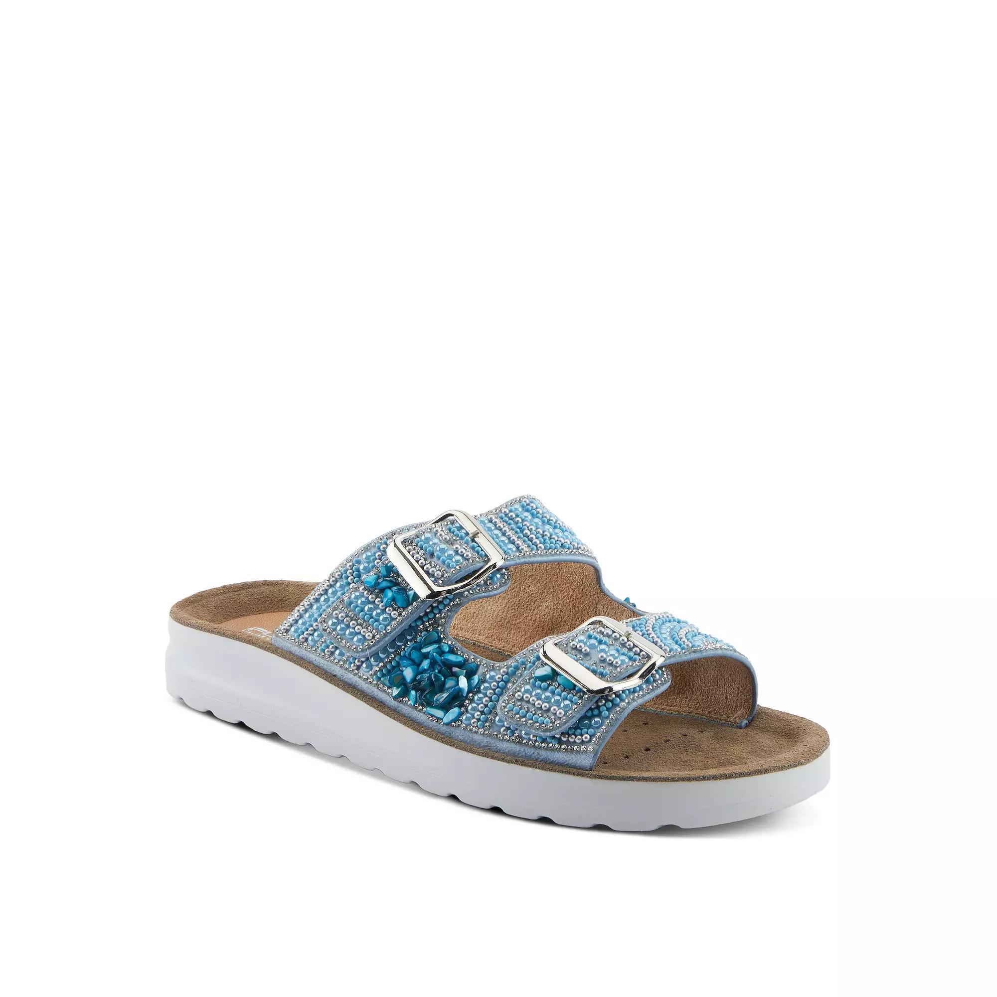 Flexus by Spring Step Cytheria Women's Slide Sandals, Size: 39, Blue Team Product Image