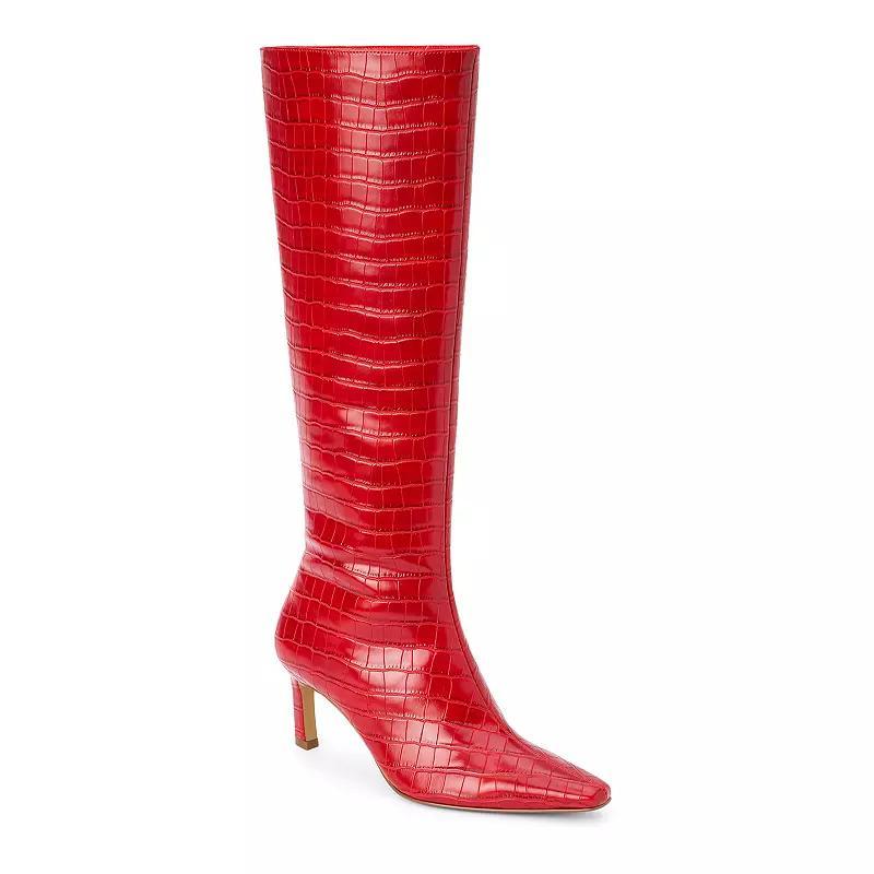 Coconuts by Matisse Robbie Women's Knee-High Boots, Size: 9, Red Croc Product Image