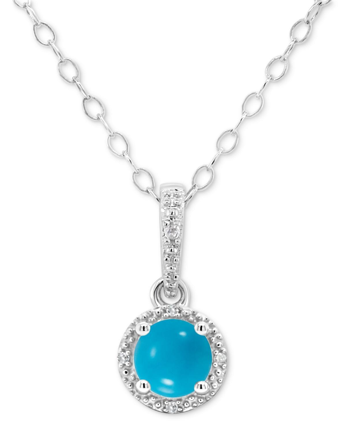 Celebration Gems Sterling Silver Freshwater Cultured Pearl and Diamond Accent Frame Pendant, Women's, Size: 18" Product Image