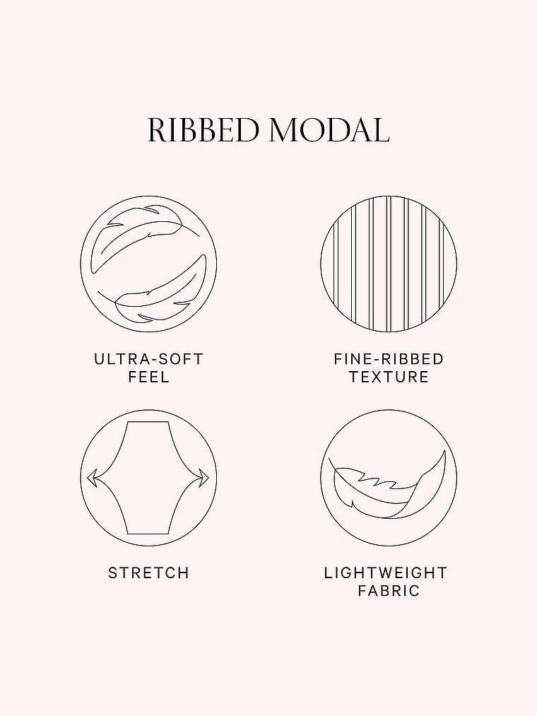 Ribbed Modal Cami & Pants Set Product Image