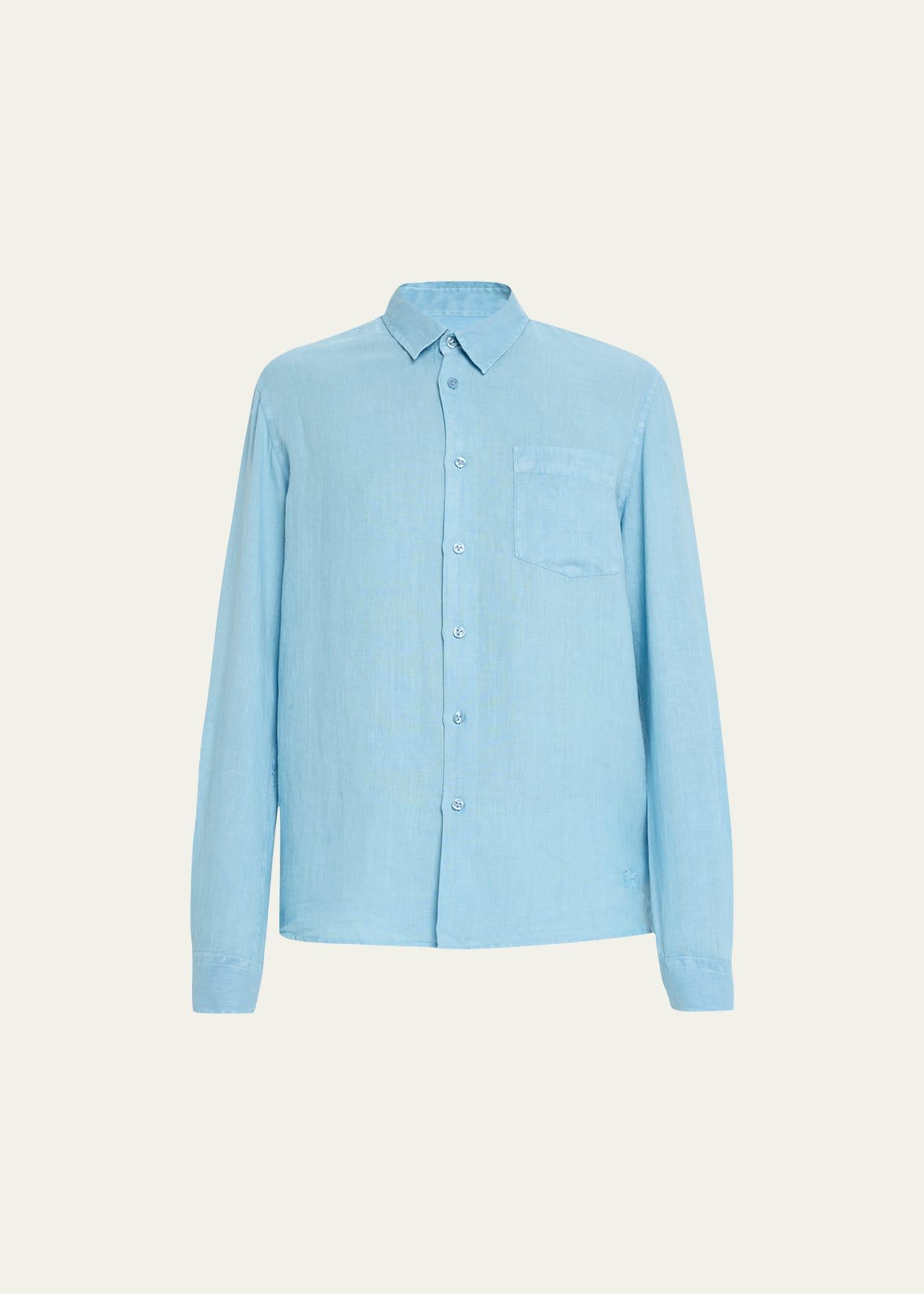 Mens Caroubis Linen Shirt Product Image