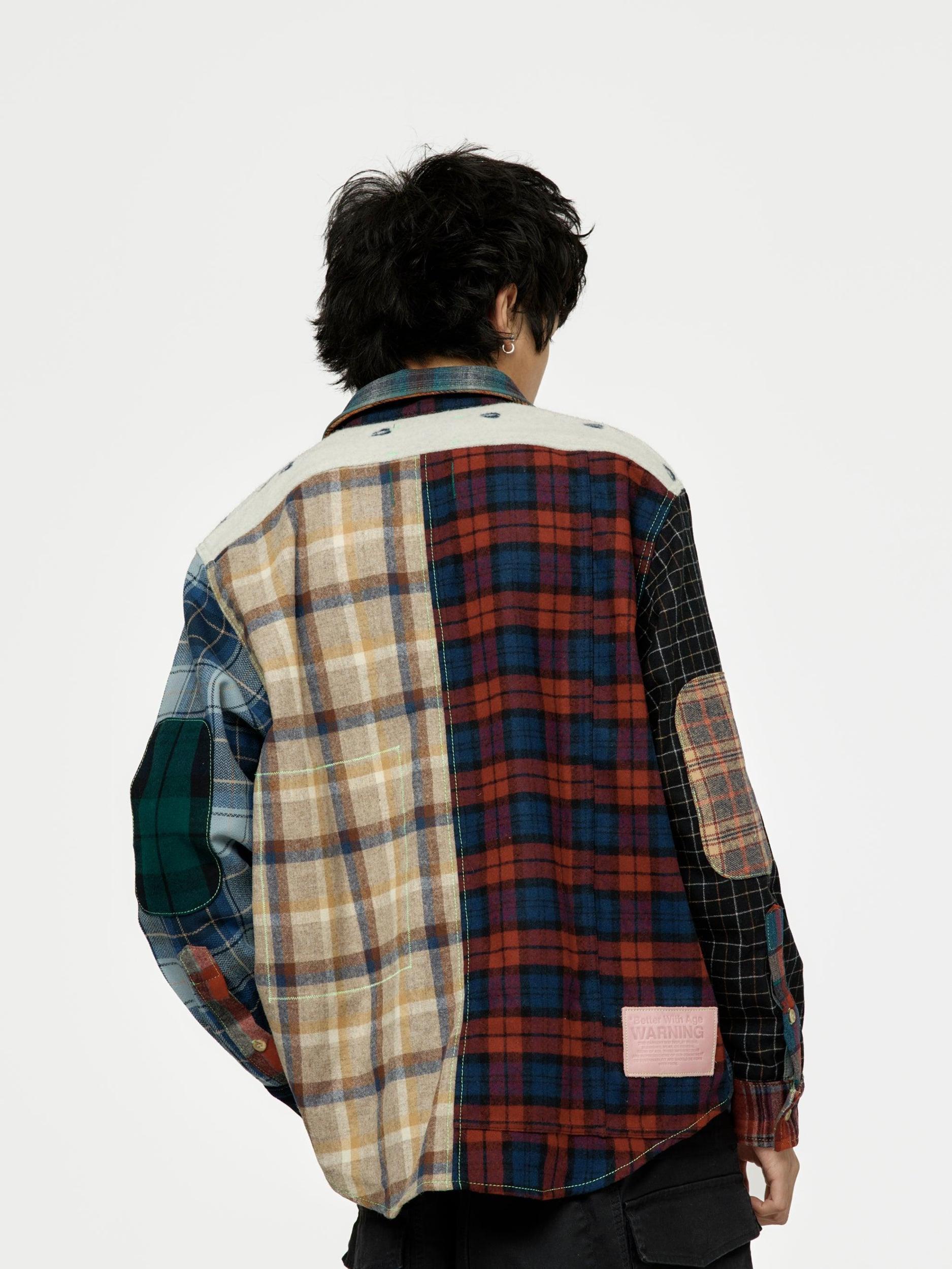 Whitney Reversible Flannel Overshirt (Multi) Product Image