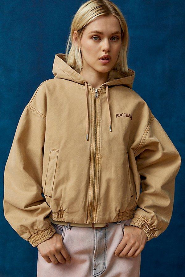 BDG Mini Sk8 Canvas Hooded Jacket Womens at Urban Outfitters Product Image