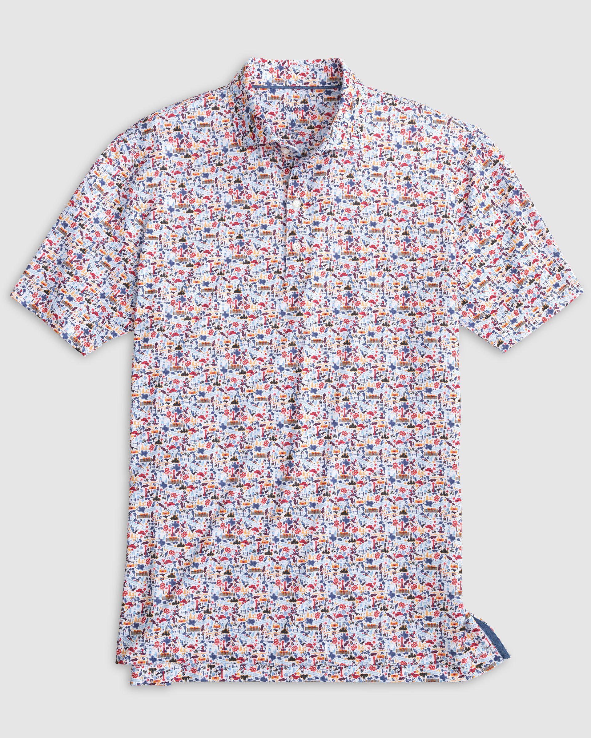 Performance Jersey Polo - Destination Print Male Product Image